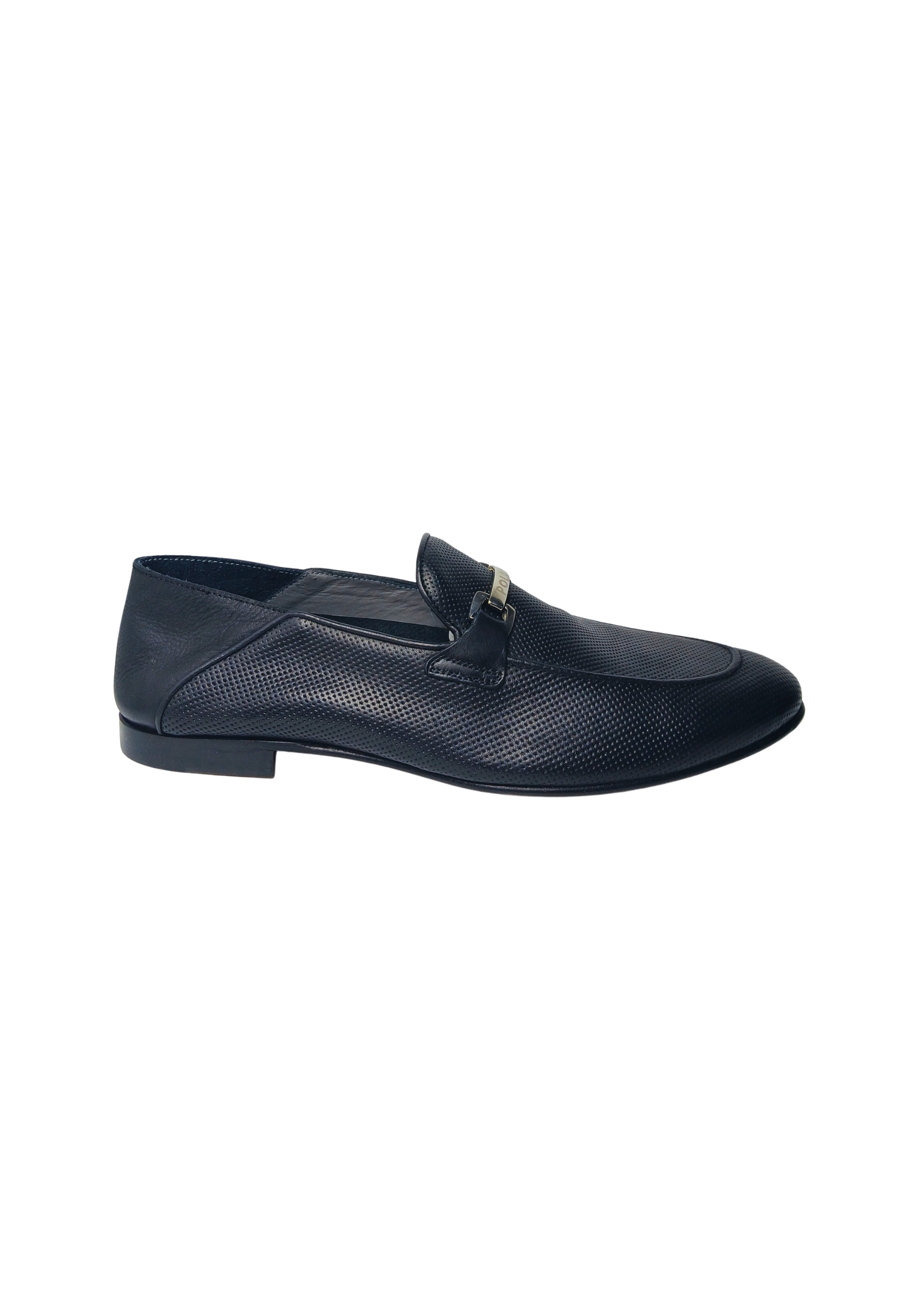 pb10211C9aoni00A Pollini Herren Leder Schwarz