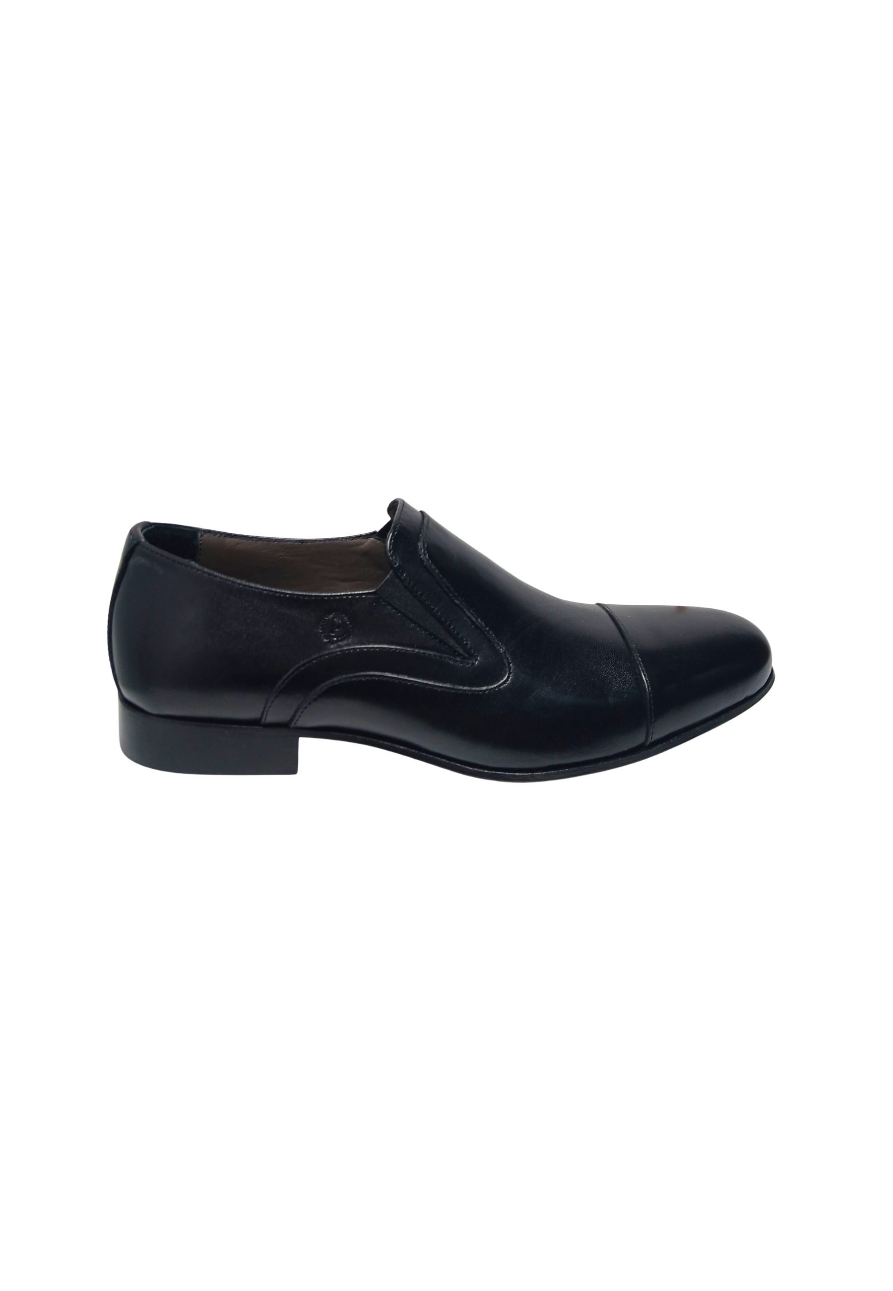 pb10232C9evit000 Pollini Herren Leder Schwarz