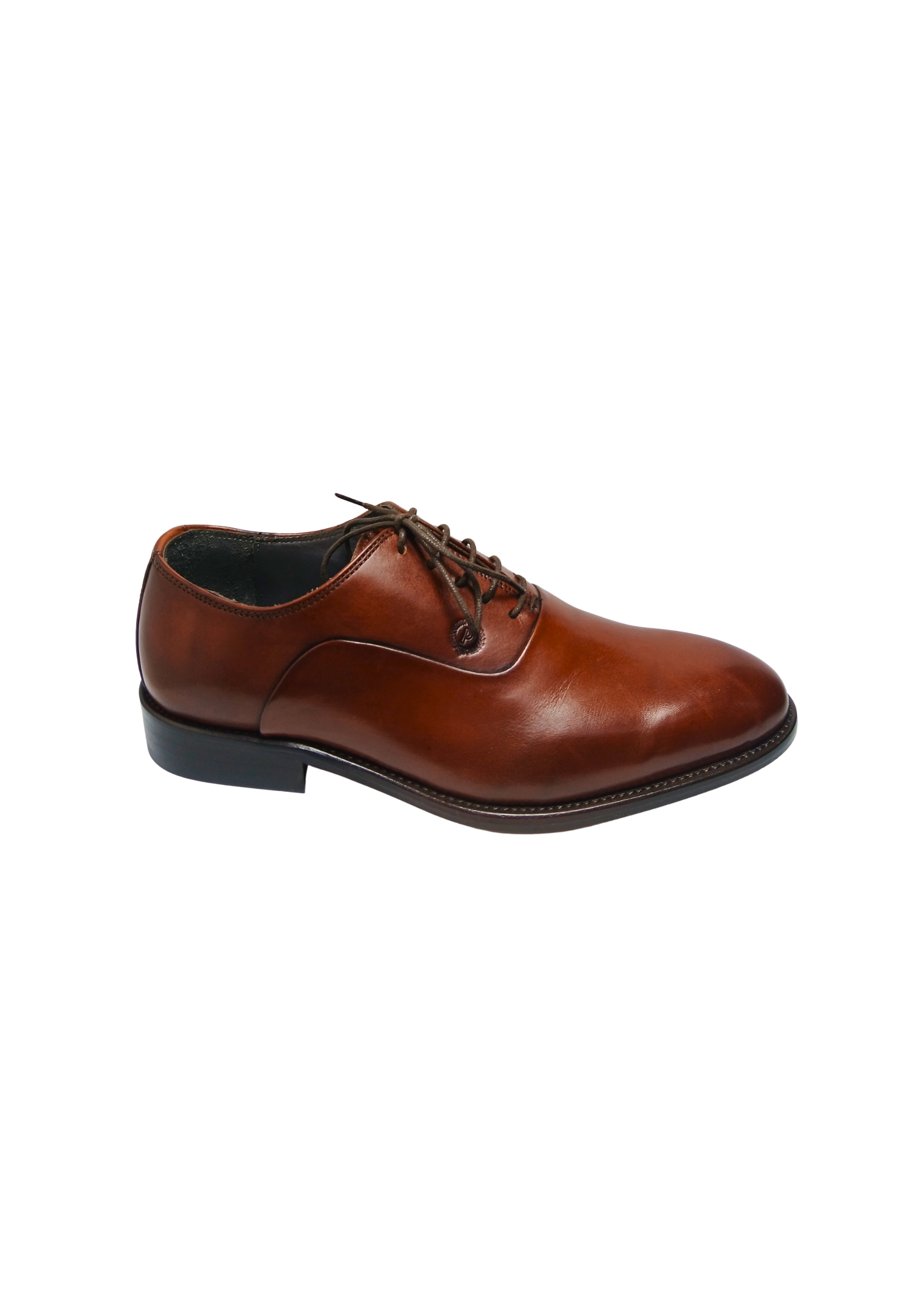 pb10282C9evit210 Pollini Mann braunes Leder