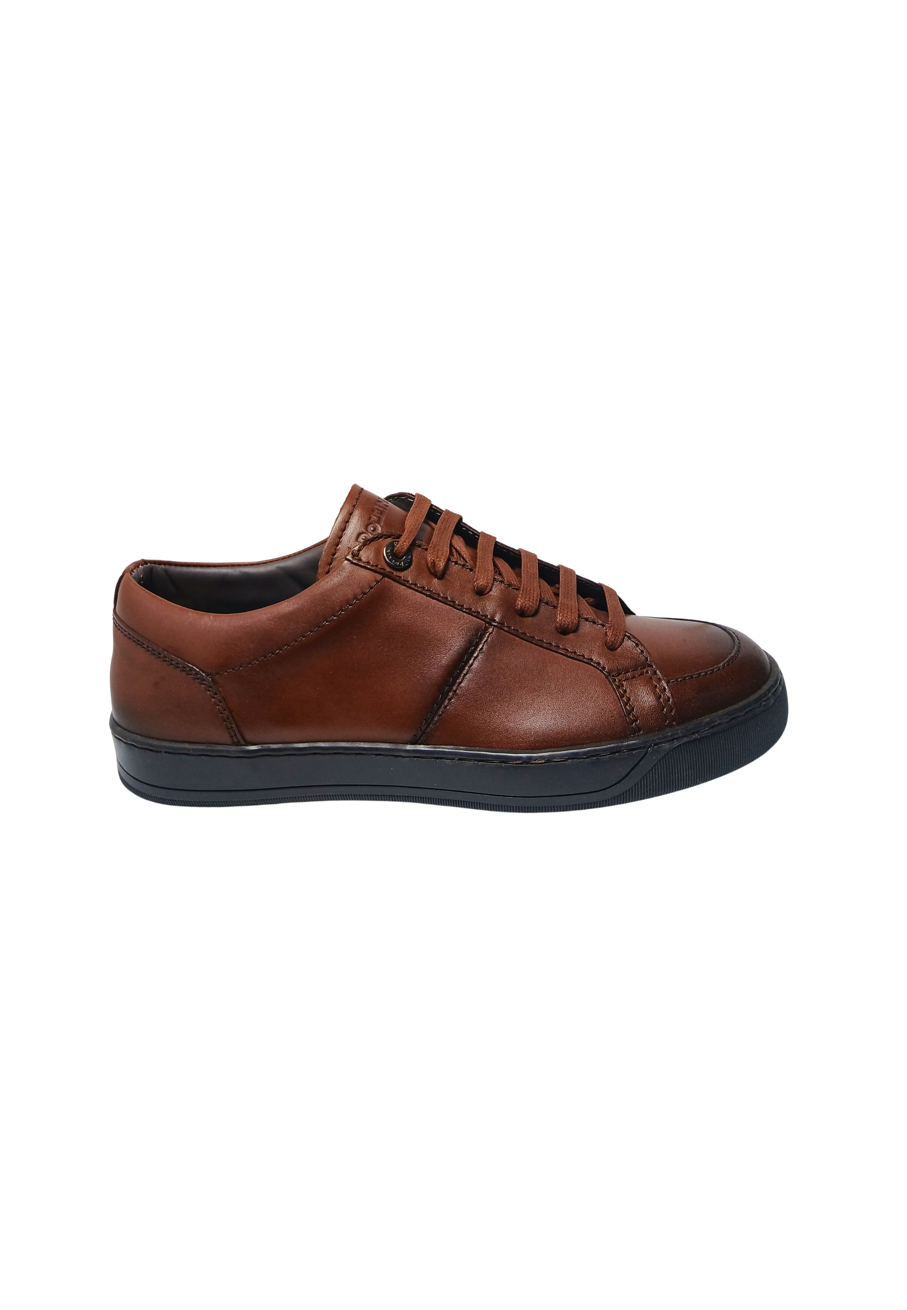 pb15013G9fvit300 Pollini Mann braunes Leder