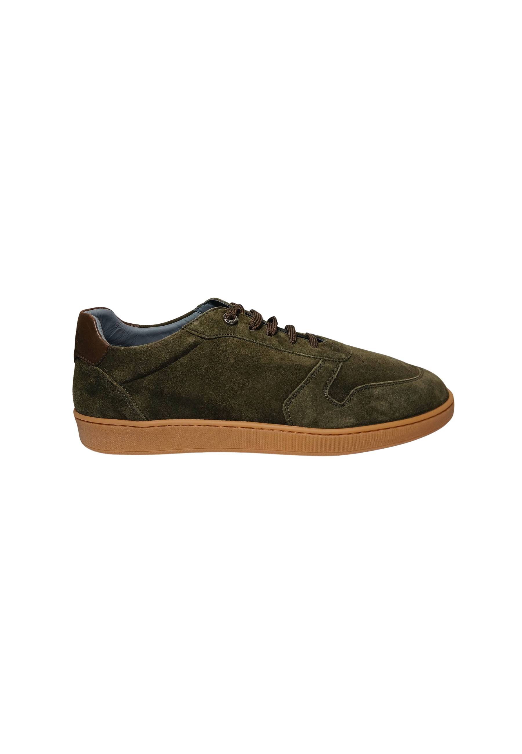 pb15053G9ecam203 Pollini Manner Suede Green