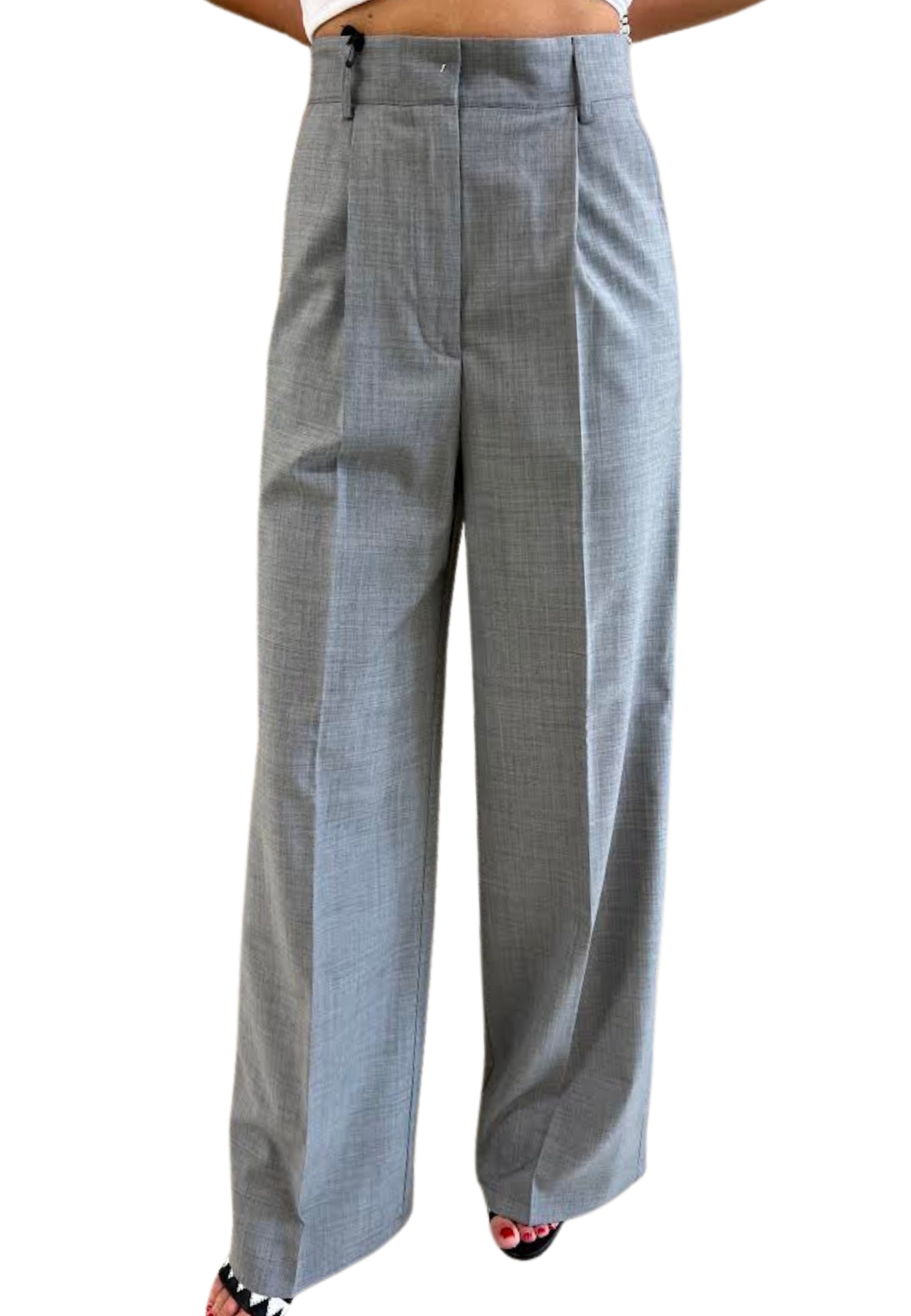 Marsēm Women's Trousers Marsem With Pinces In Gray
