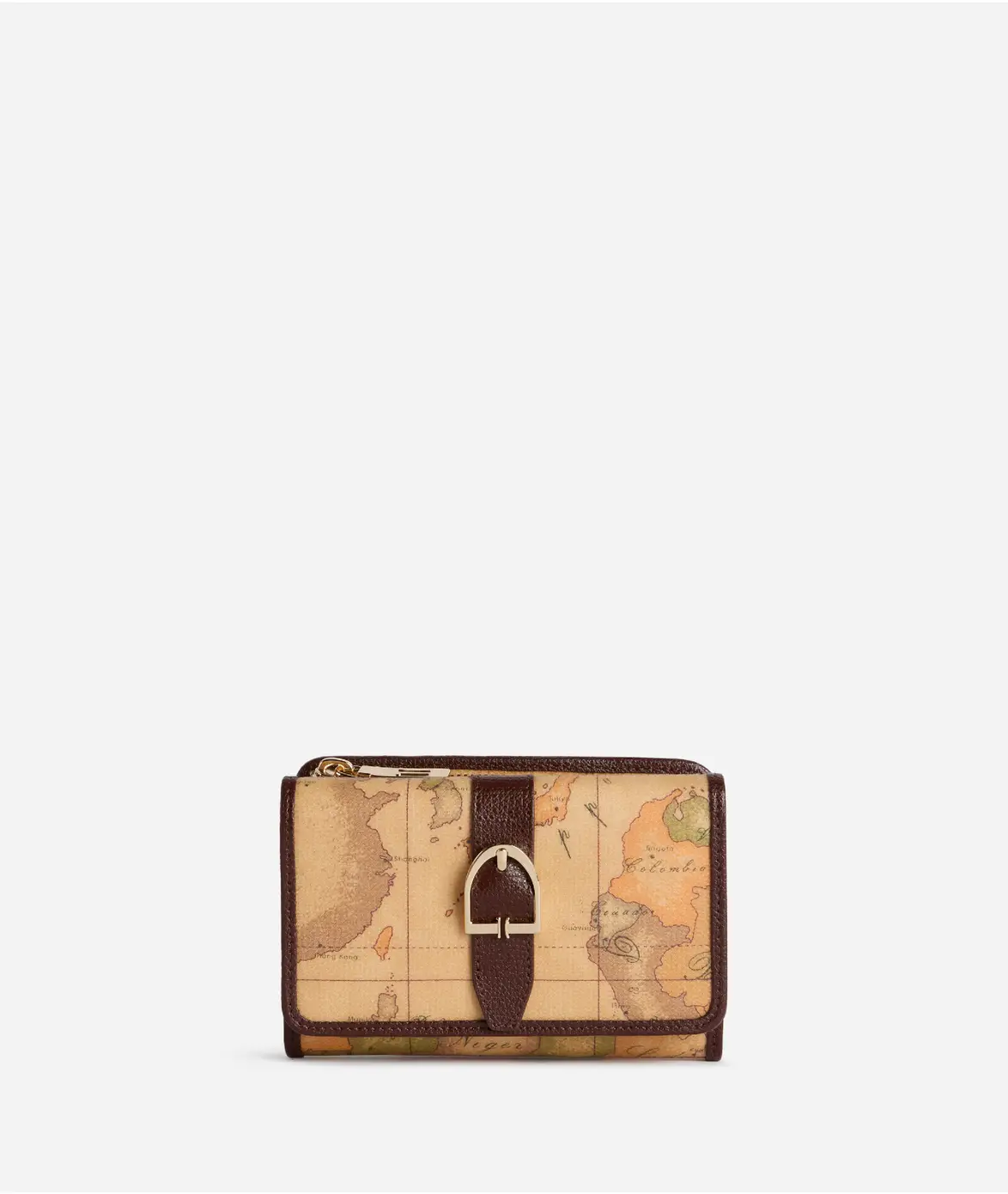 1^ Classe Women's Wallet Valley Geo Wallet Bifolder Medium Chestnut pp03 G611 05