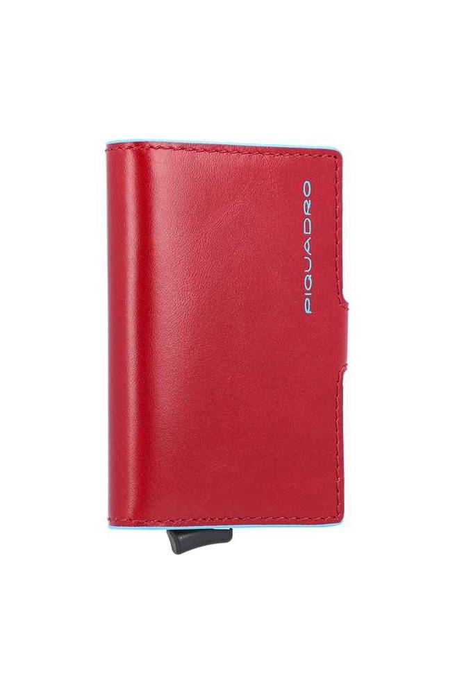 Porte-cartes Piquadro Rouge rouge carre bleu - PP5649B2R-R