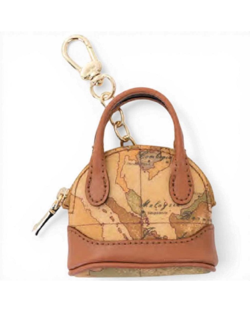 Charm Mini-Hand Bag Donna Naturale con Mappa Geo Classic