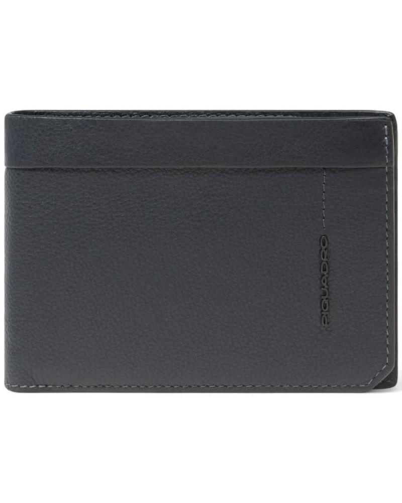 Piquadro Portefeuille W137r Homme en cuir noir - PU1392W137R-N