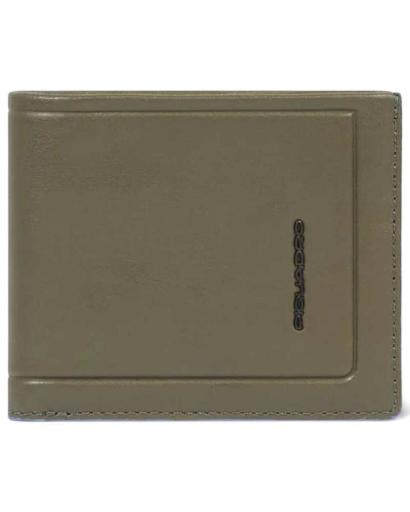 Portefeuille Piquadro Cuir Vert Homme - PU3891S138R-VE