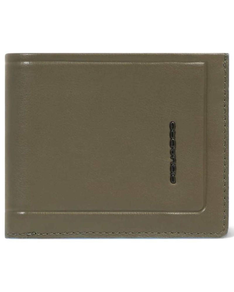 Portefeuille Piquadro Cuir Vert Homme - PU4518S138R-VE