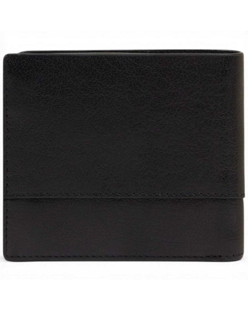 Piquadro Portefeuille S141R Homme en cuir noir compact avec porte document