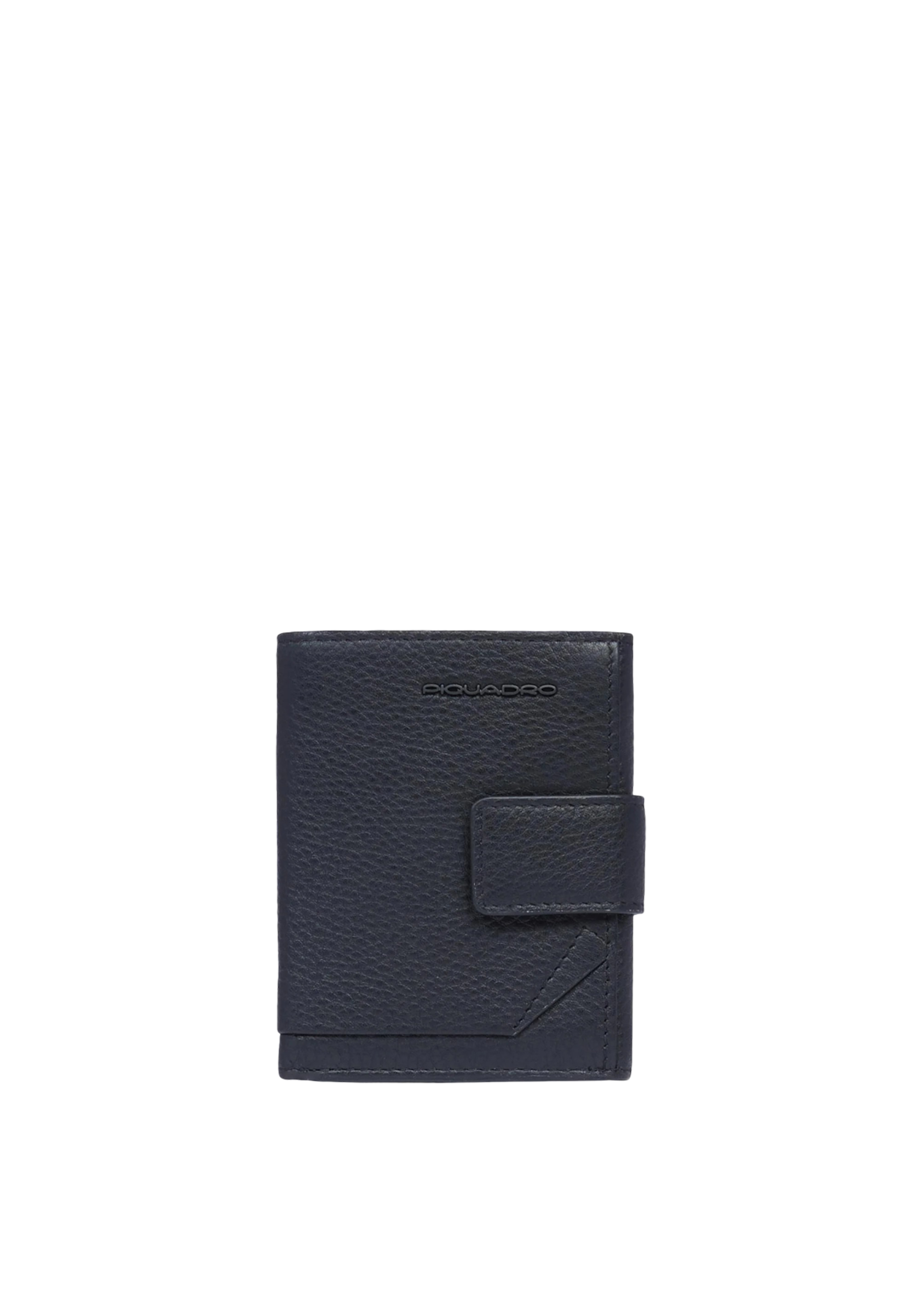 Piquadro Wallet Man  Pu5957s135r-n Black In Blue