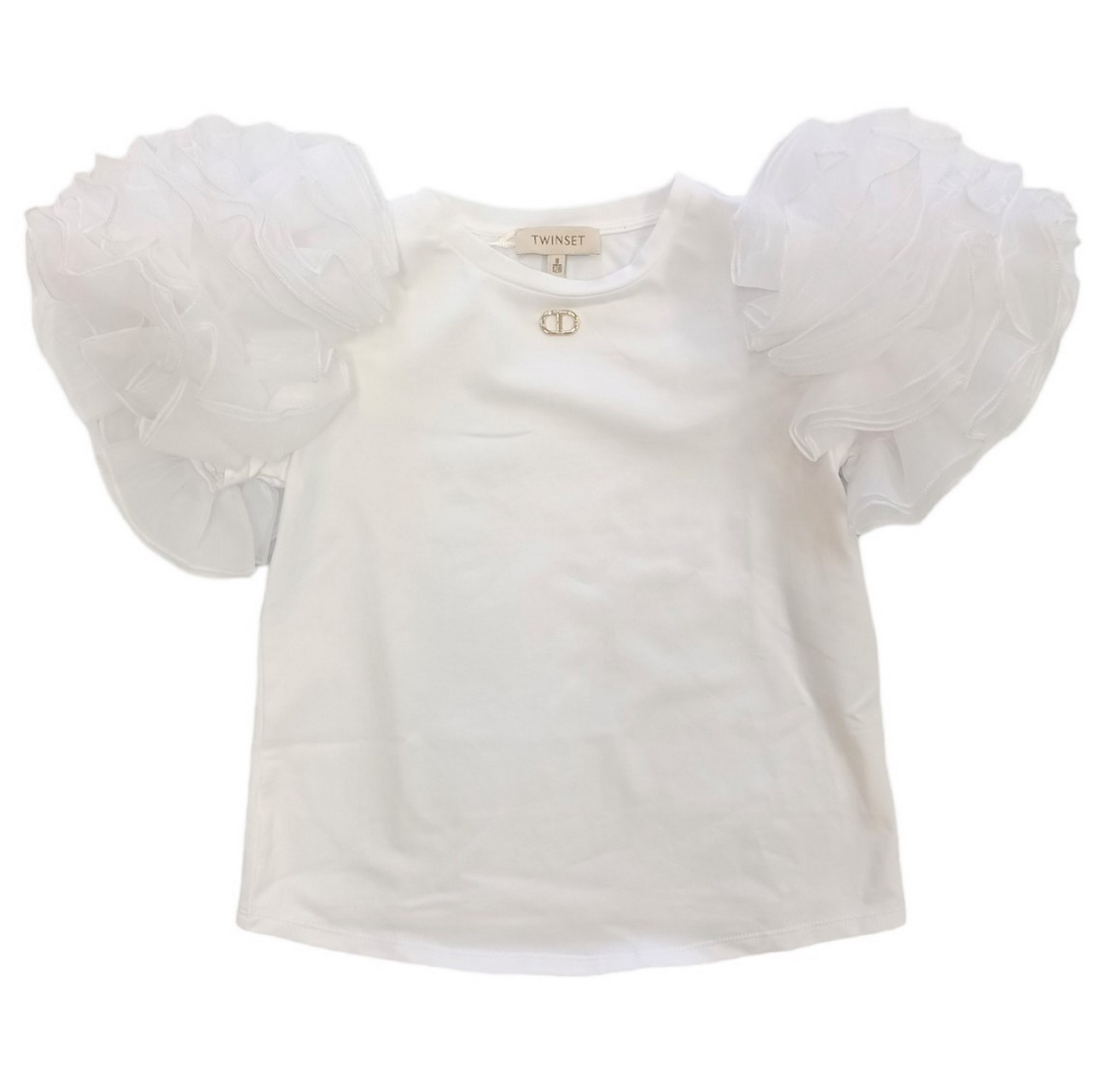 Twinset - T-shirt Bianca 00366 231GJ2Q92
