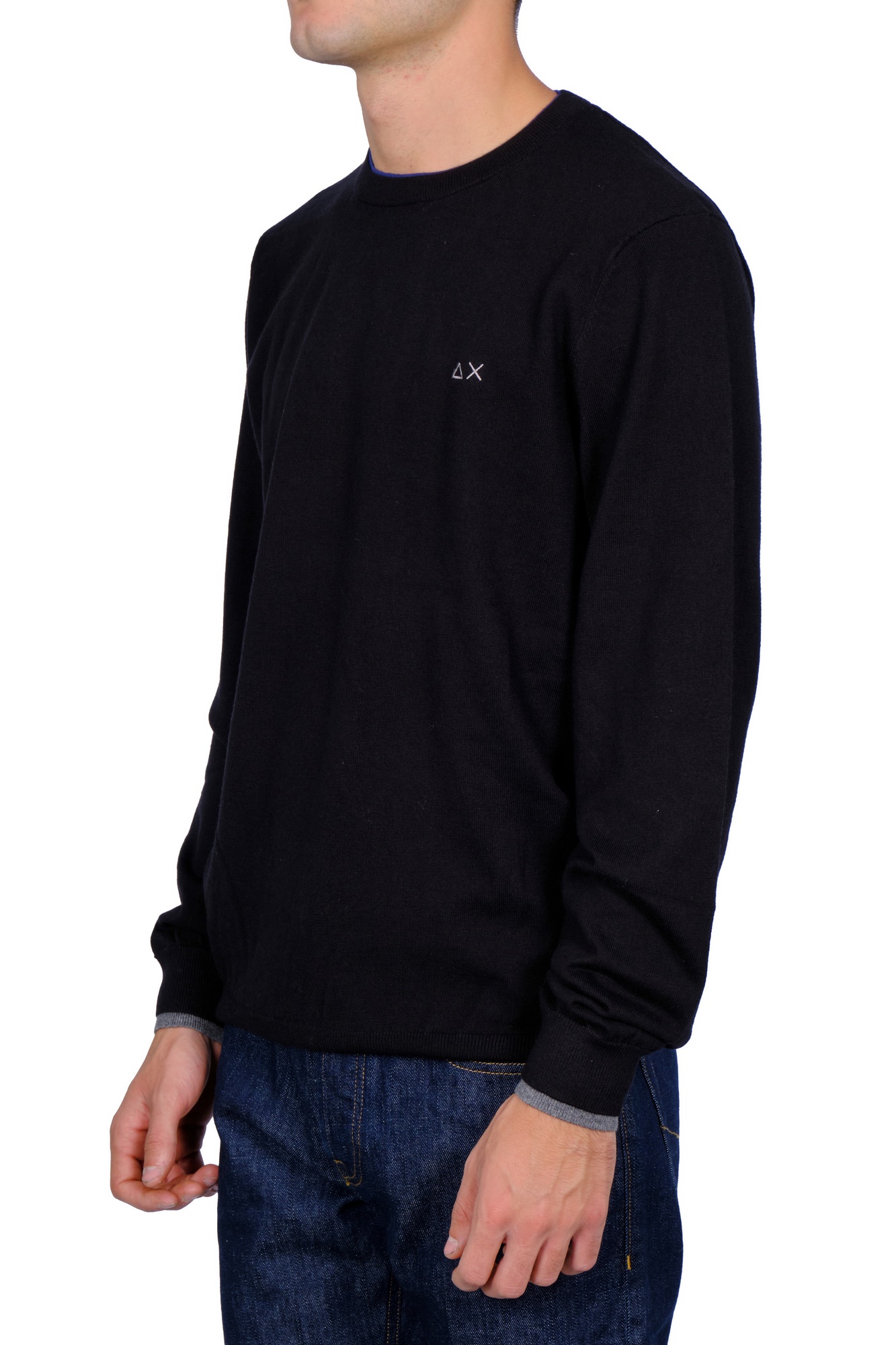 Sun 68 Men's Sweater Sun68 K42105 11 Black In Multi
