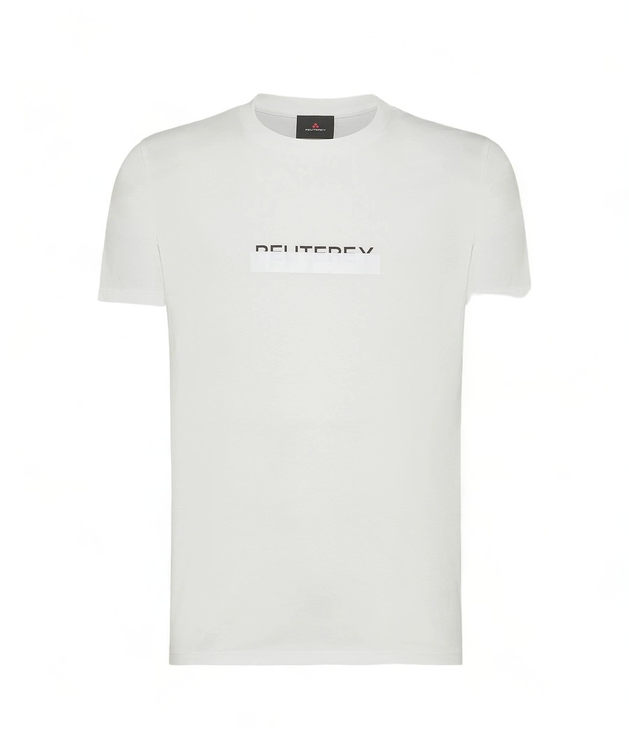 Peuterey Man T-shirt White Size Xxl Cotton In White