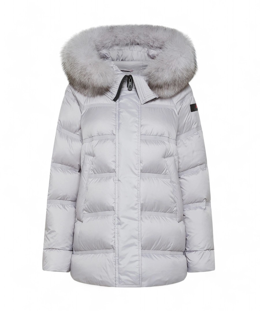 Peuterey Women's Jacket  Takan Mqs 03 Fur-715 In Gray