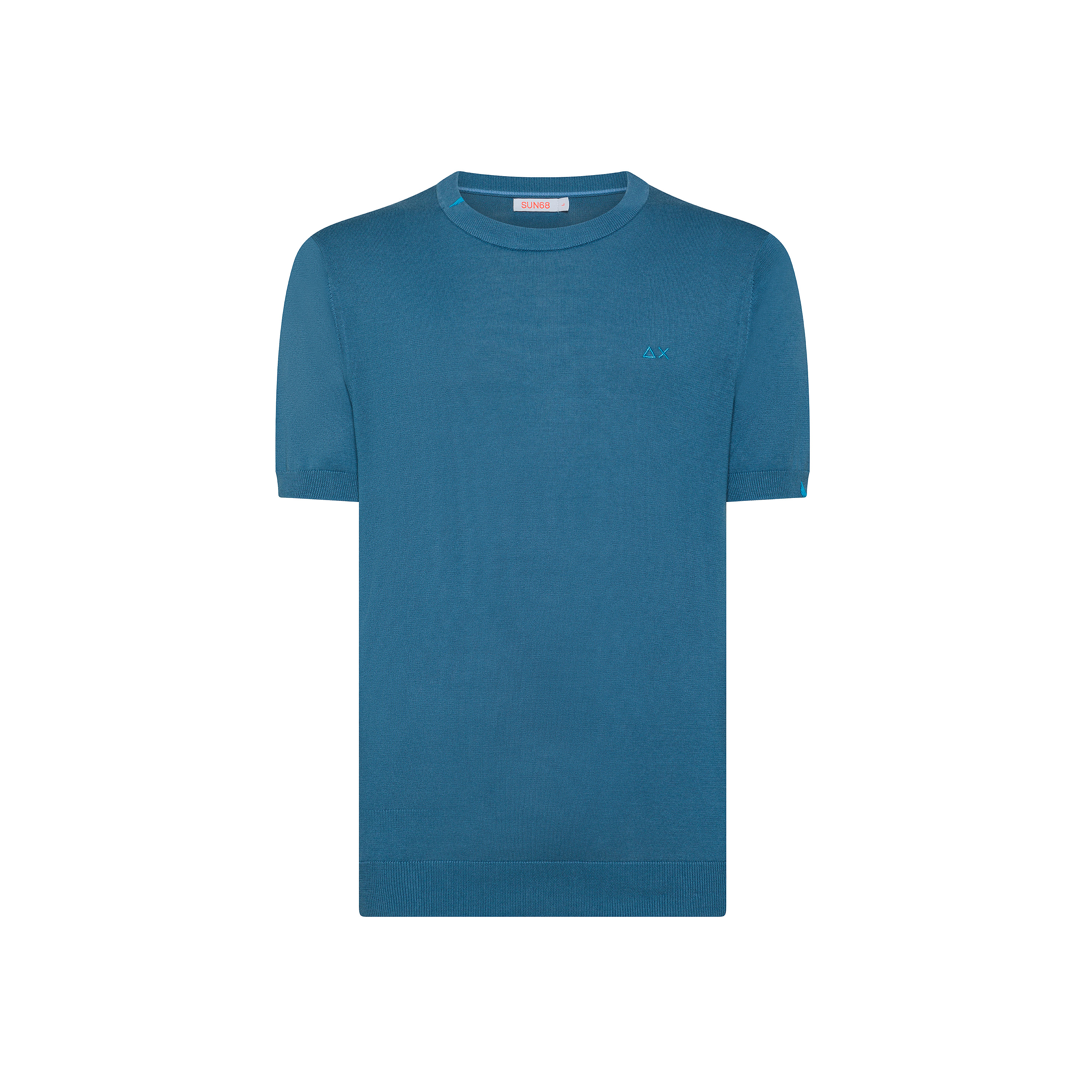 Sun 68 Men's Sweater Sun68 K35106/80 Avio Scu In Blue