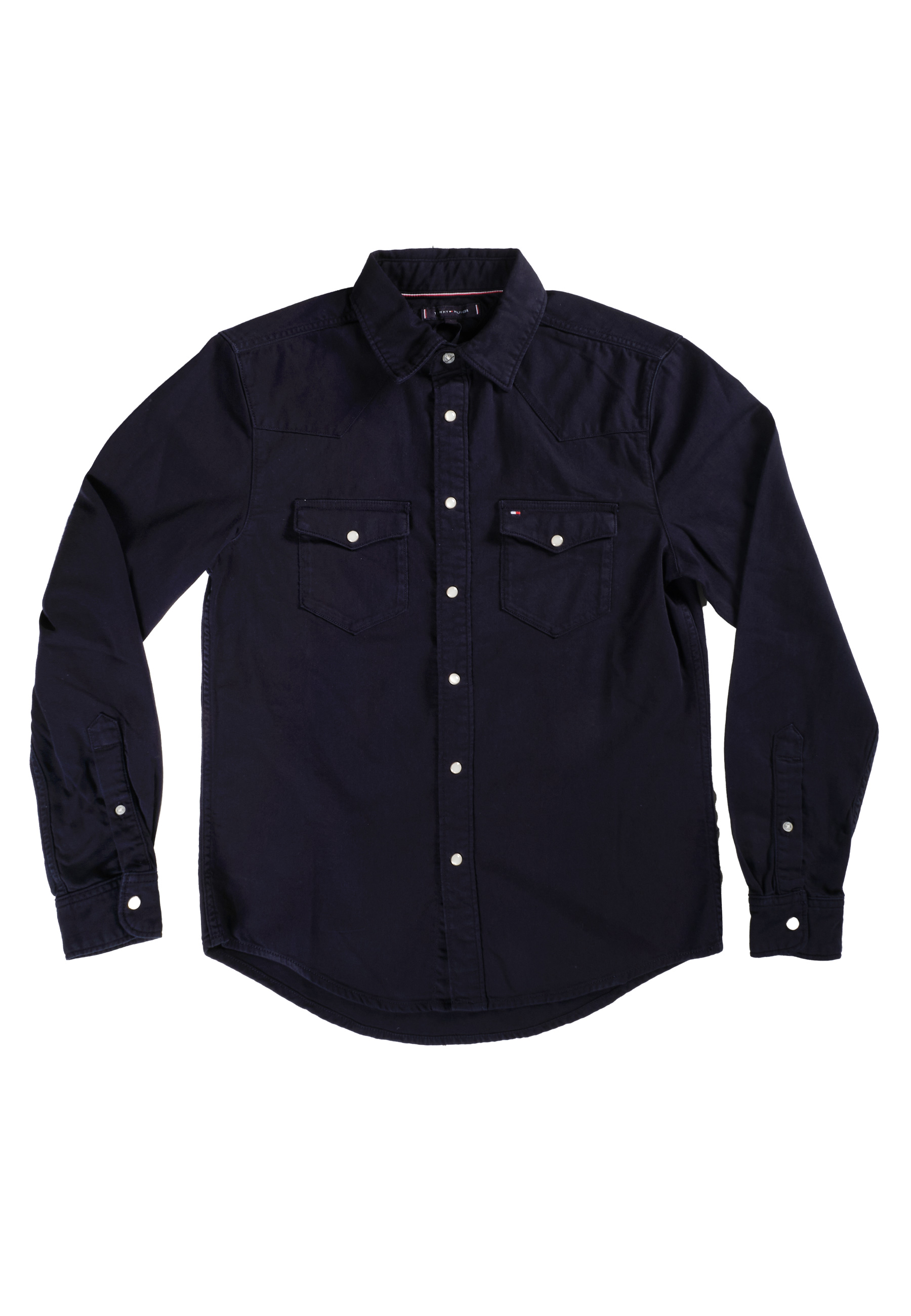 Tommy Hilfiger Shirt Man  Mw0mw40684 Dw5 In Black