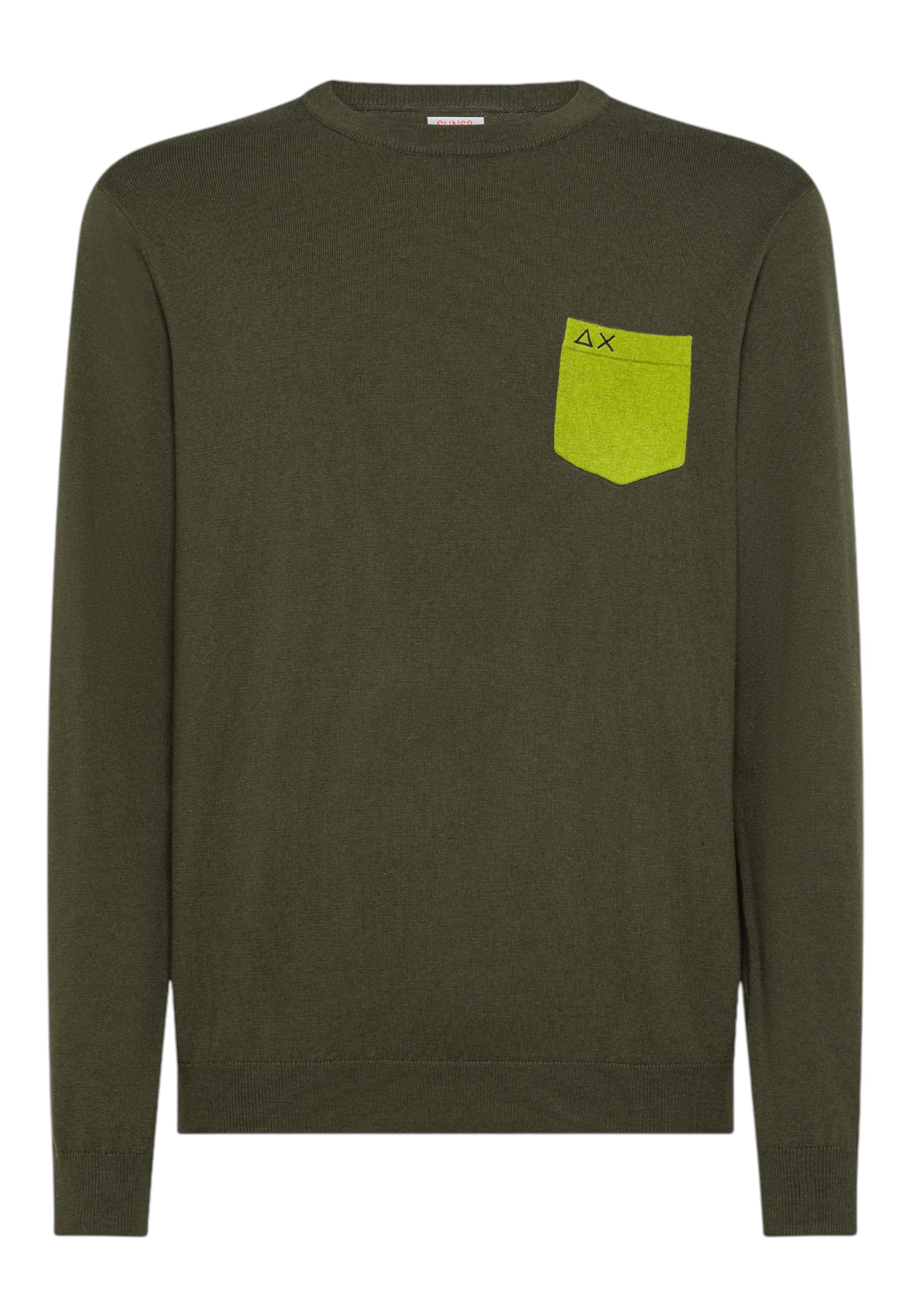 Sun 68 Men's Sweater Sun68 K45147/74 Milita In Green
