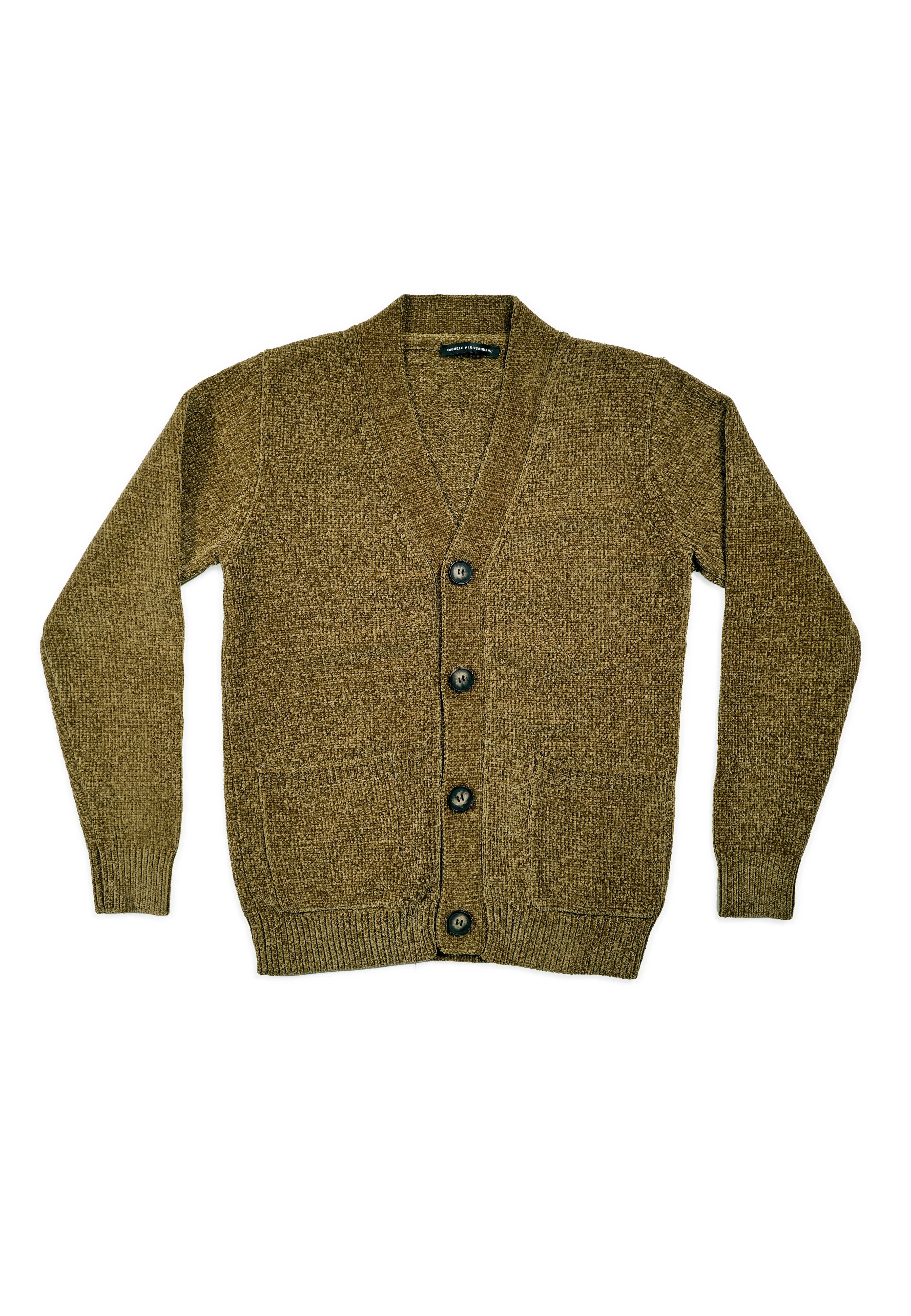 Men's sweater Daniele Alessandrini da1fw26M140 army