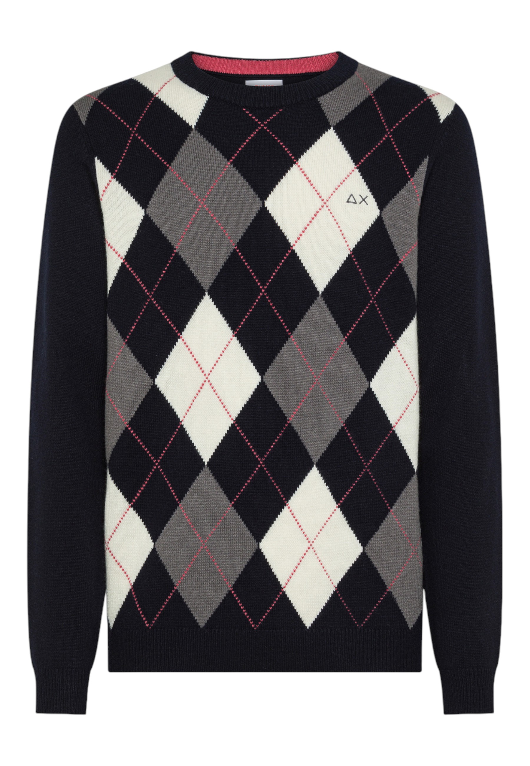 Sun 68 Men's Sweater Sun68 K45160/0747 Blue/gr In Multi