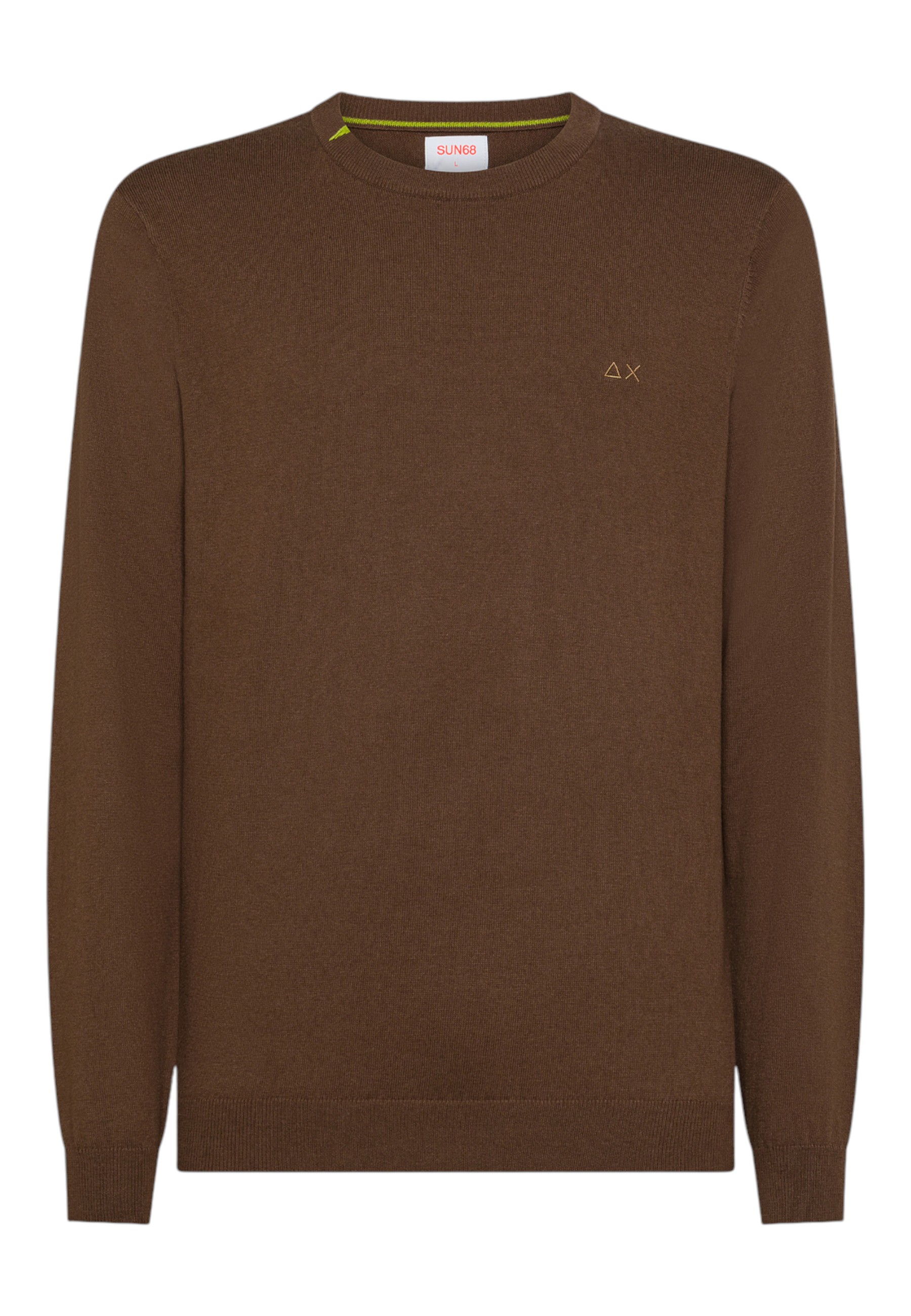 Sun 68 Men's Sweater Sun68 K45101/08 Brown In Brown