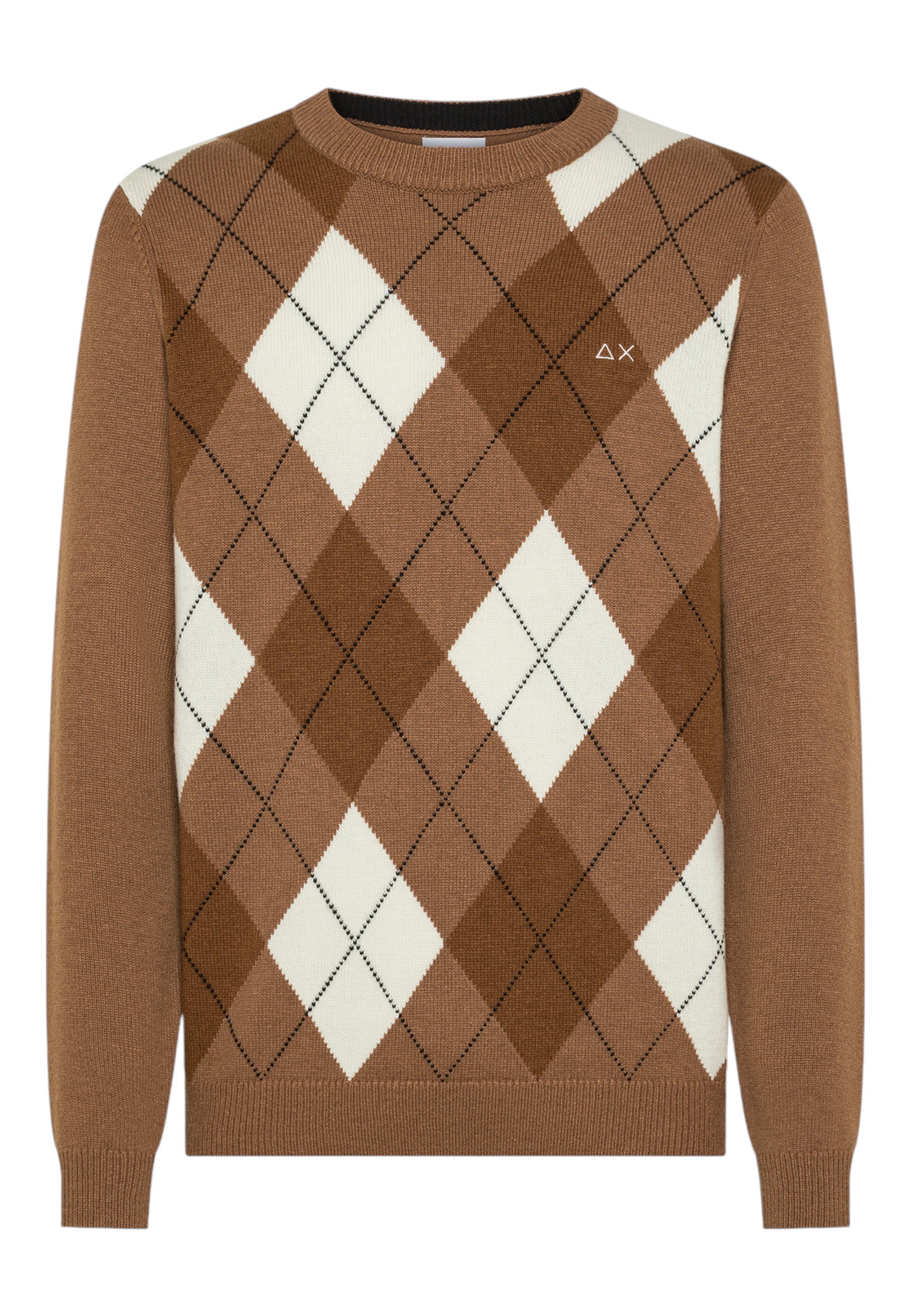 Sun 68 Men's Sweater Sun68 K45160/1793 Deserted In Brown
