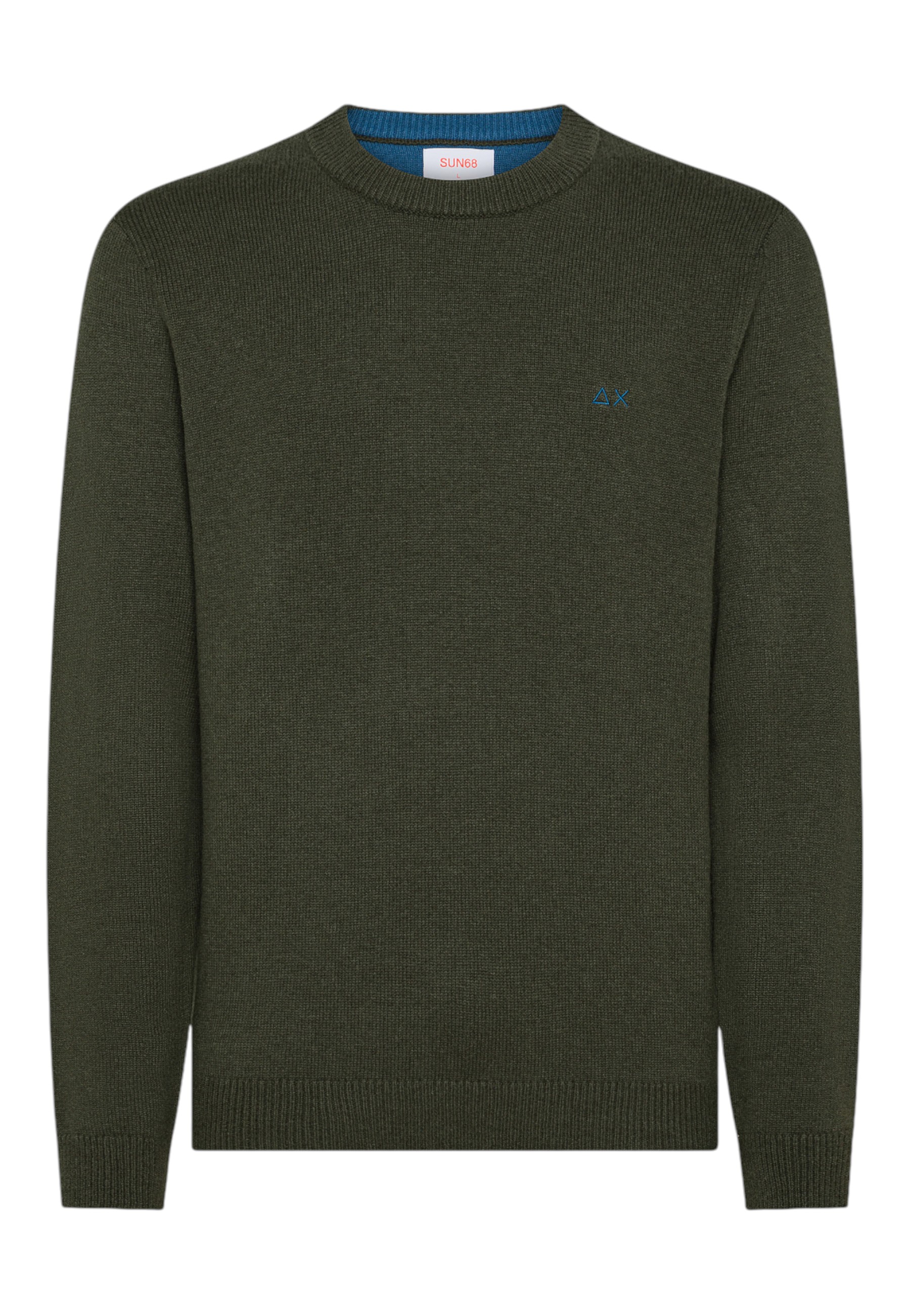 Sun 68 Men's Sweater Sun68 K45110/74 Milit In Green