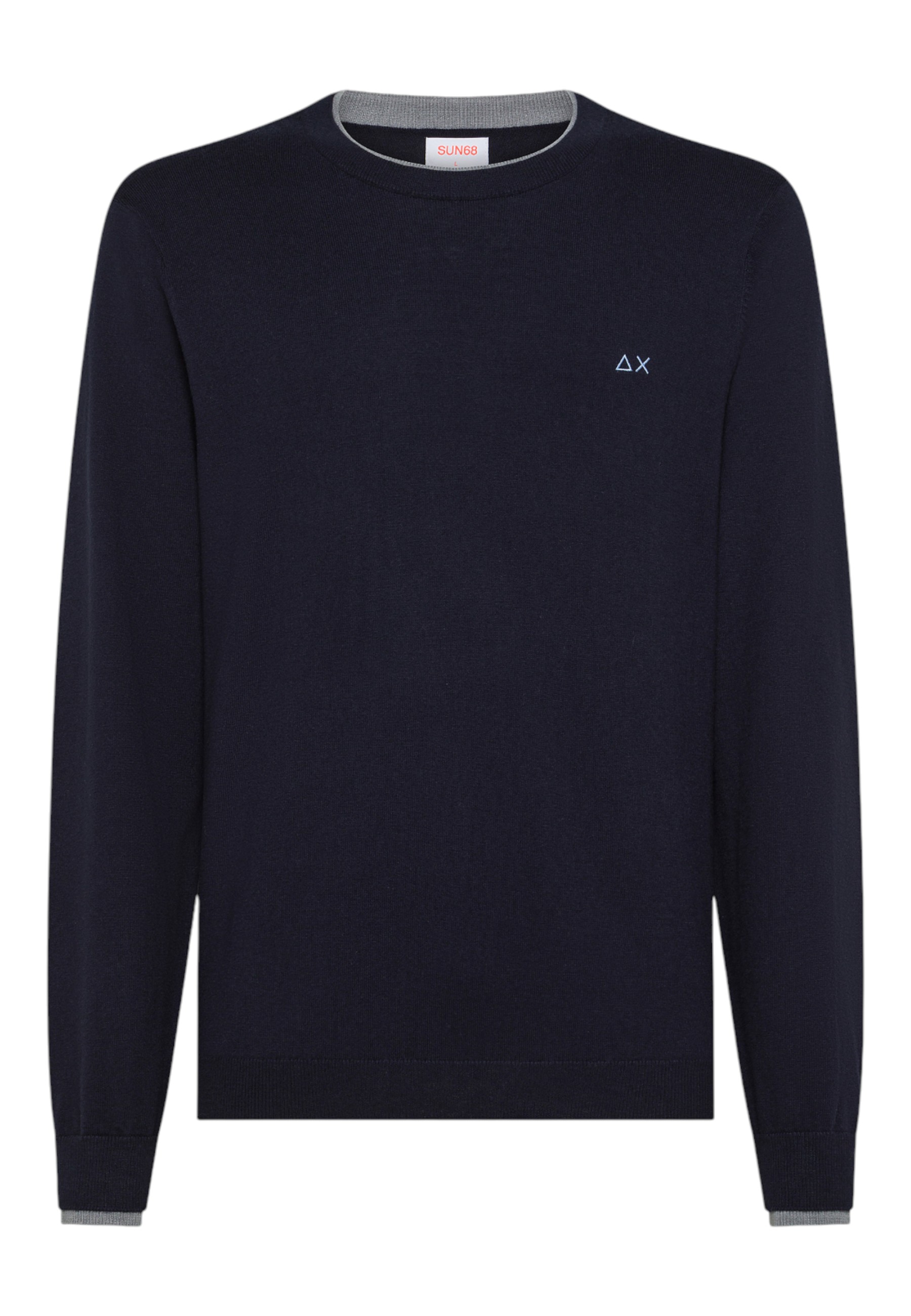 Sun 68 Men's Sweater Sun68 K45141/07 Navy In Blue