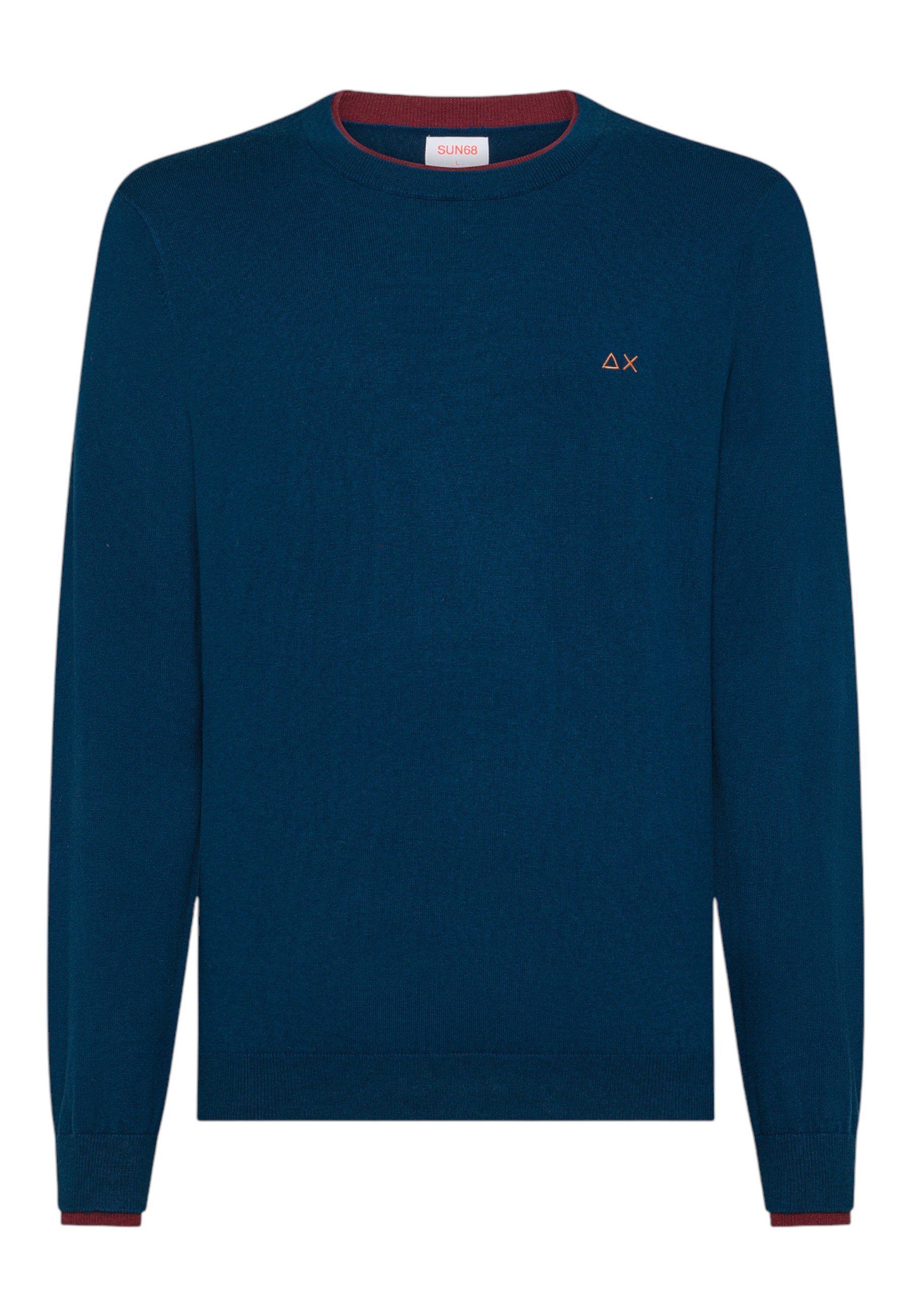 Sun 68 Men's Sweater Sun68 K45141/78 Oil In Multi