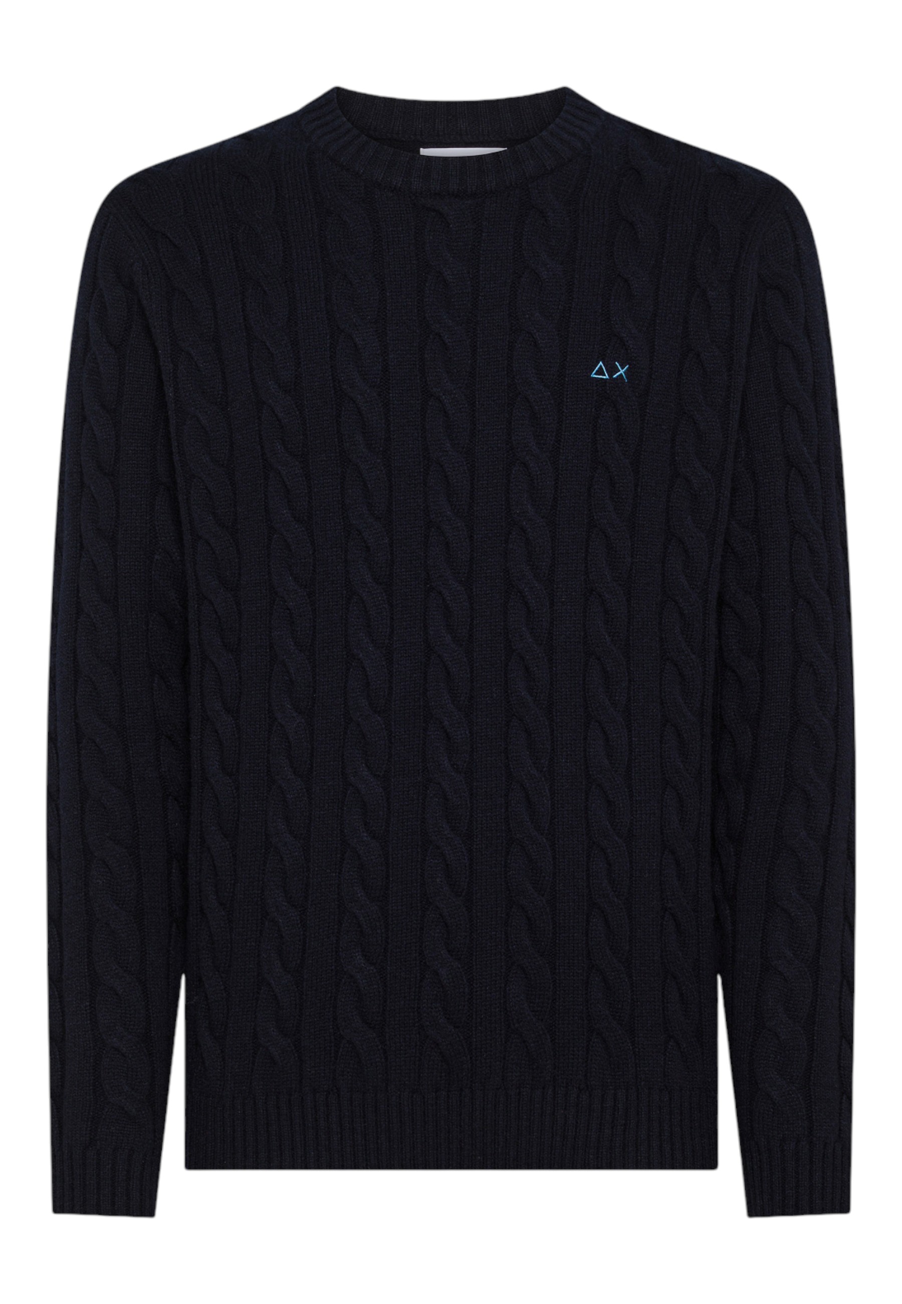 Sun 68 Men's Sweater Sun68 K45138/07 Navy In Black