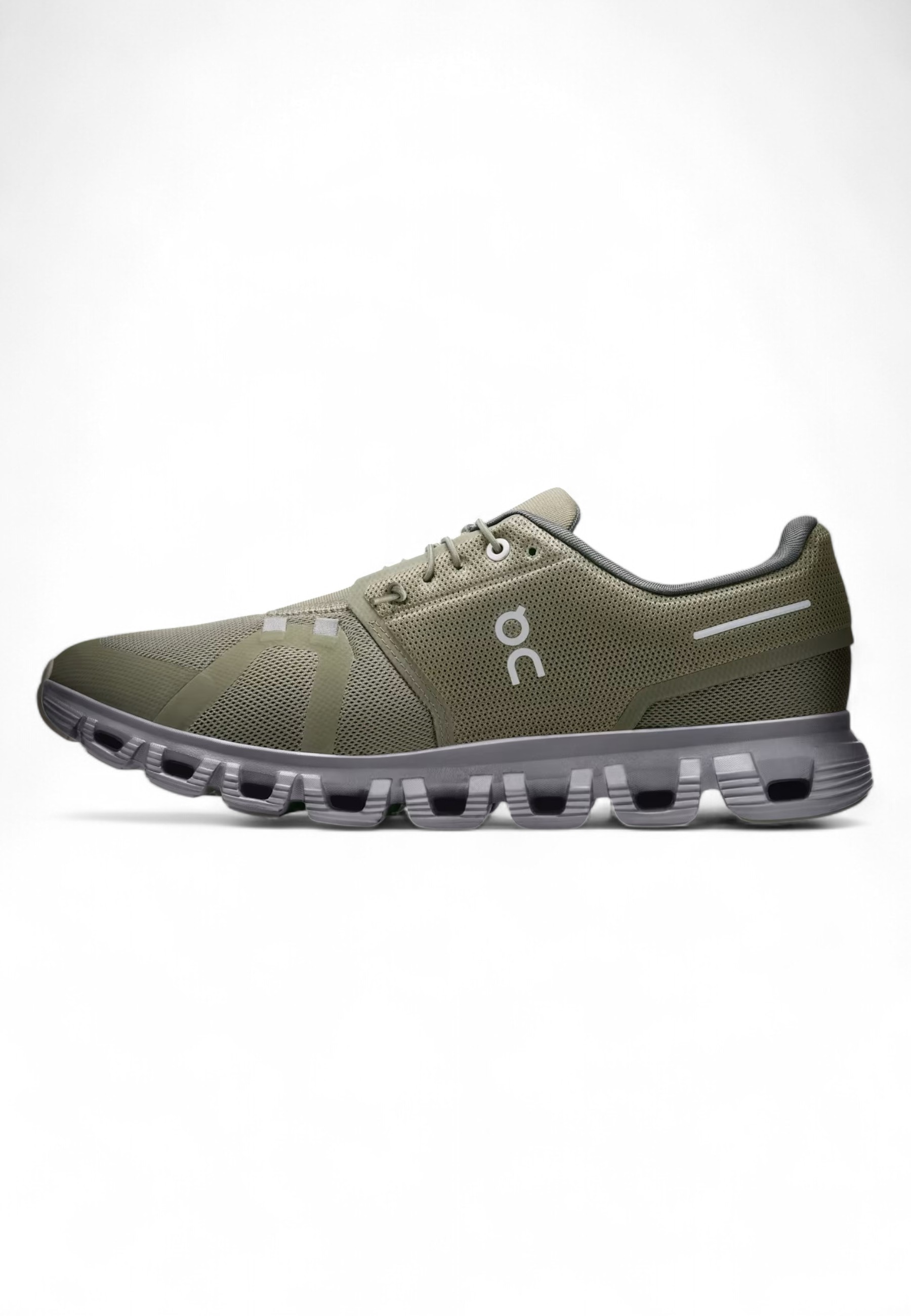 On Military Green Cloud 6 Sneakers In Green