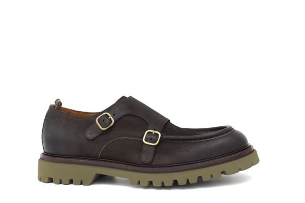 Rossi - Moccasin Double Buckle Reus Head of Death Art