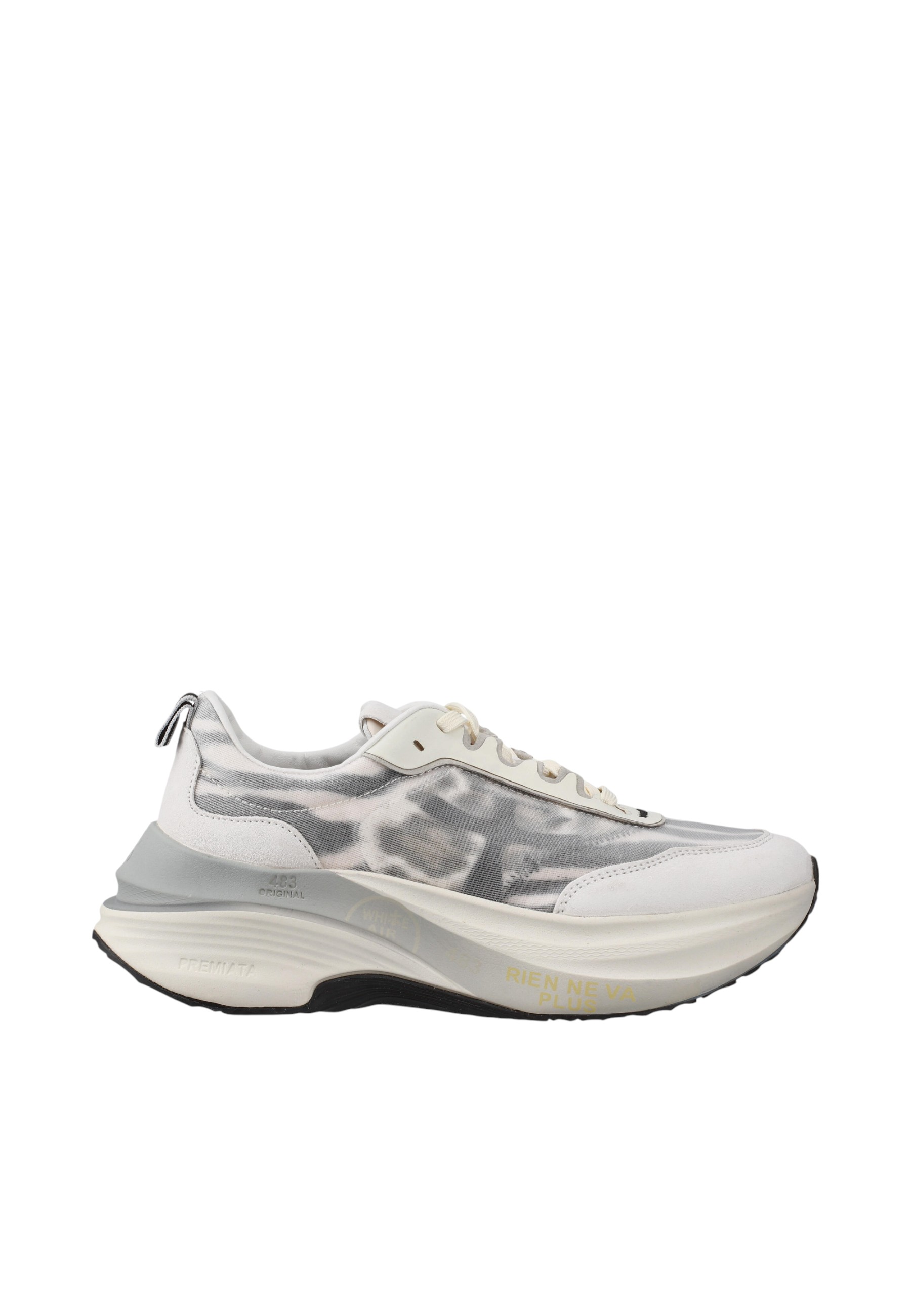 Premiata Hill Timeless Chunky Sneakers In Nude