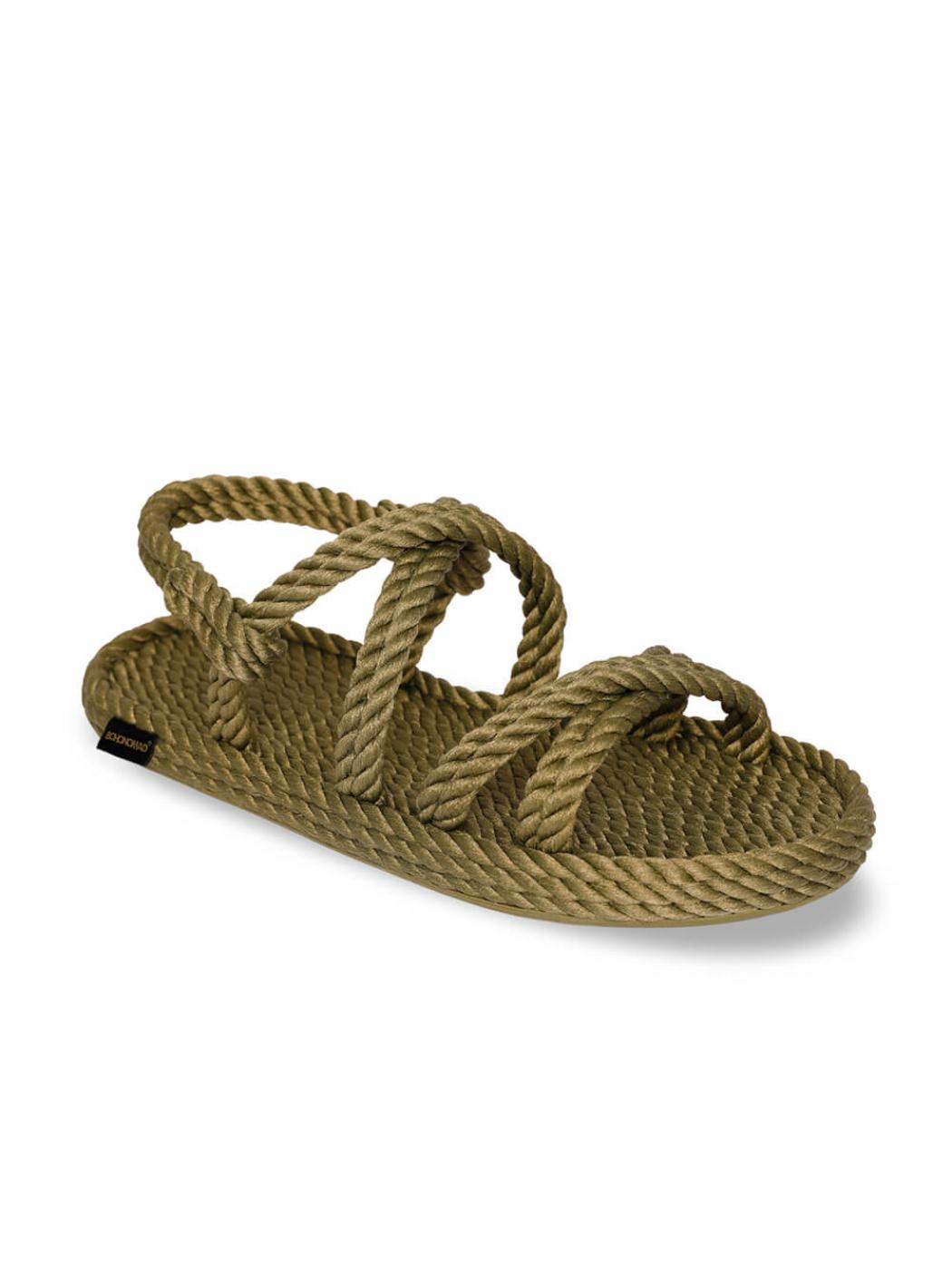 Bohonomad - Tahiti Sandals Khaki Bo.0004 In Green