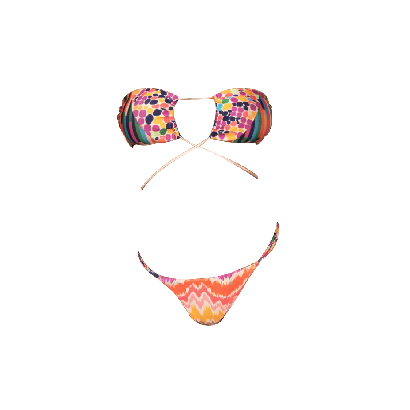 Me Fui - Bikini Banda Fuxia M22-0301X1