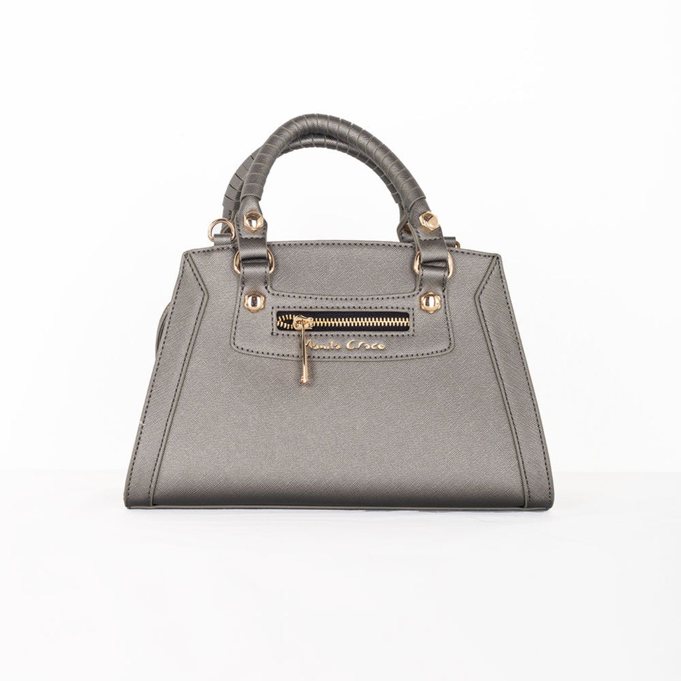 Manila Grace - Medium Bag Ma135 Antracite B249eu