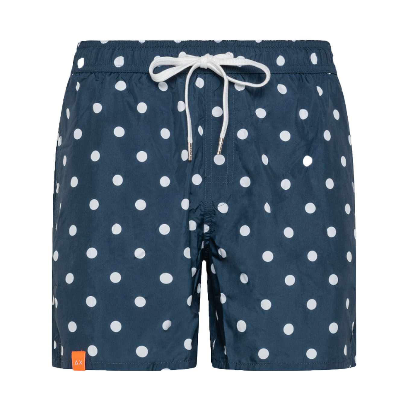 Sun68-beach Sun68 Beach - Swim Pant Print Formal F. 0701 Navy B./white H33114 In Multi