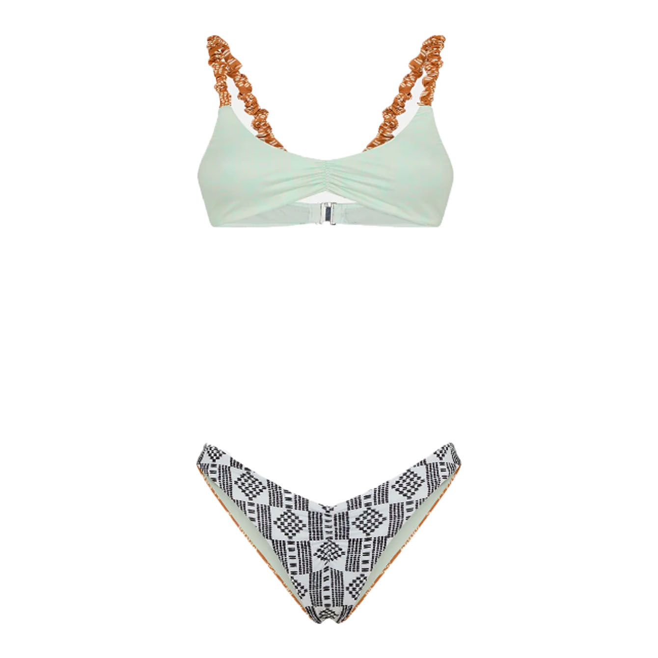 Me Fui - Bikini Top Fantasia Verde MF23-0441X1