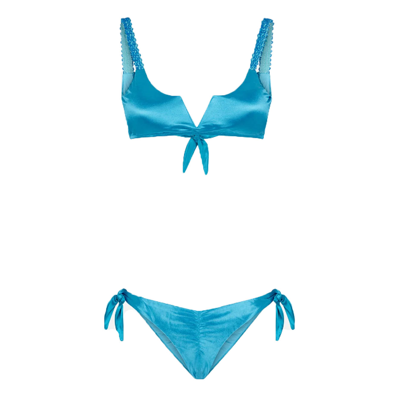 Me Fui - Bikini Top Turquoise Mf23-0012tr In Blue