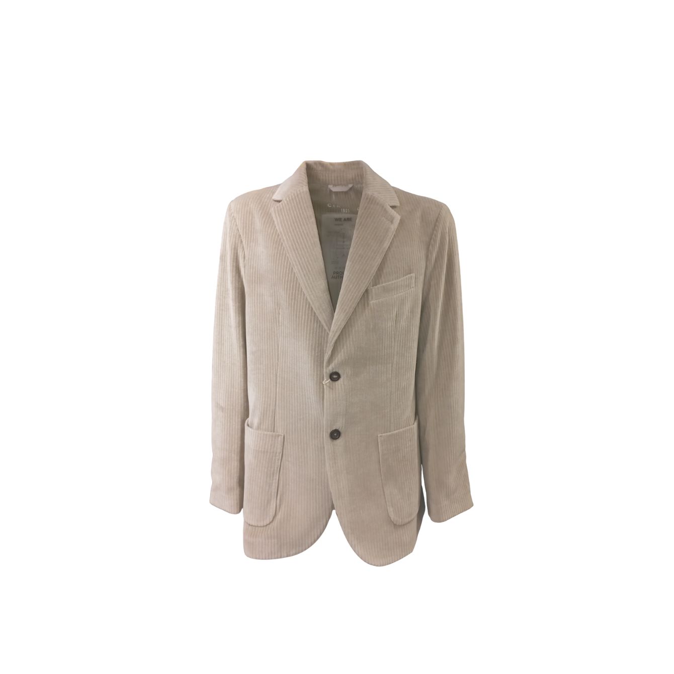 Circolo 1901 - Corduroy Jacket Light Grey Cn4040 In Gray