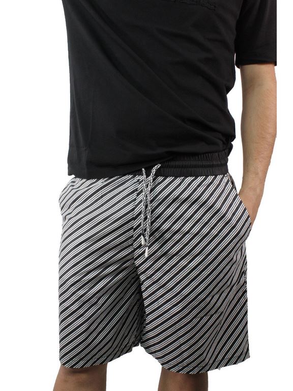 Emporio Armani - F011 Bermuda Riga Black 3k1pai1nvoz In Black