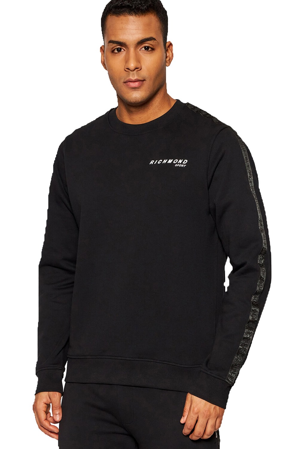 John Richmond - Sweatshirt Black Ump22140fe In Black