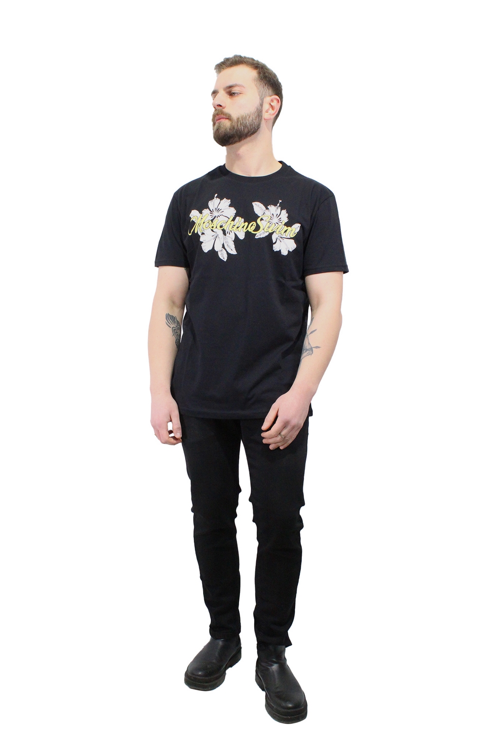 Moschino - 0555 T-shirt Black 231v3a07139415 In Black
