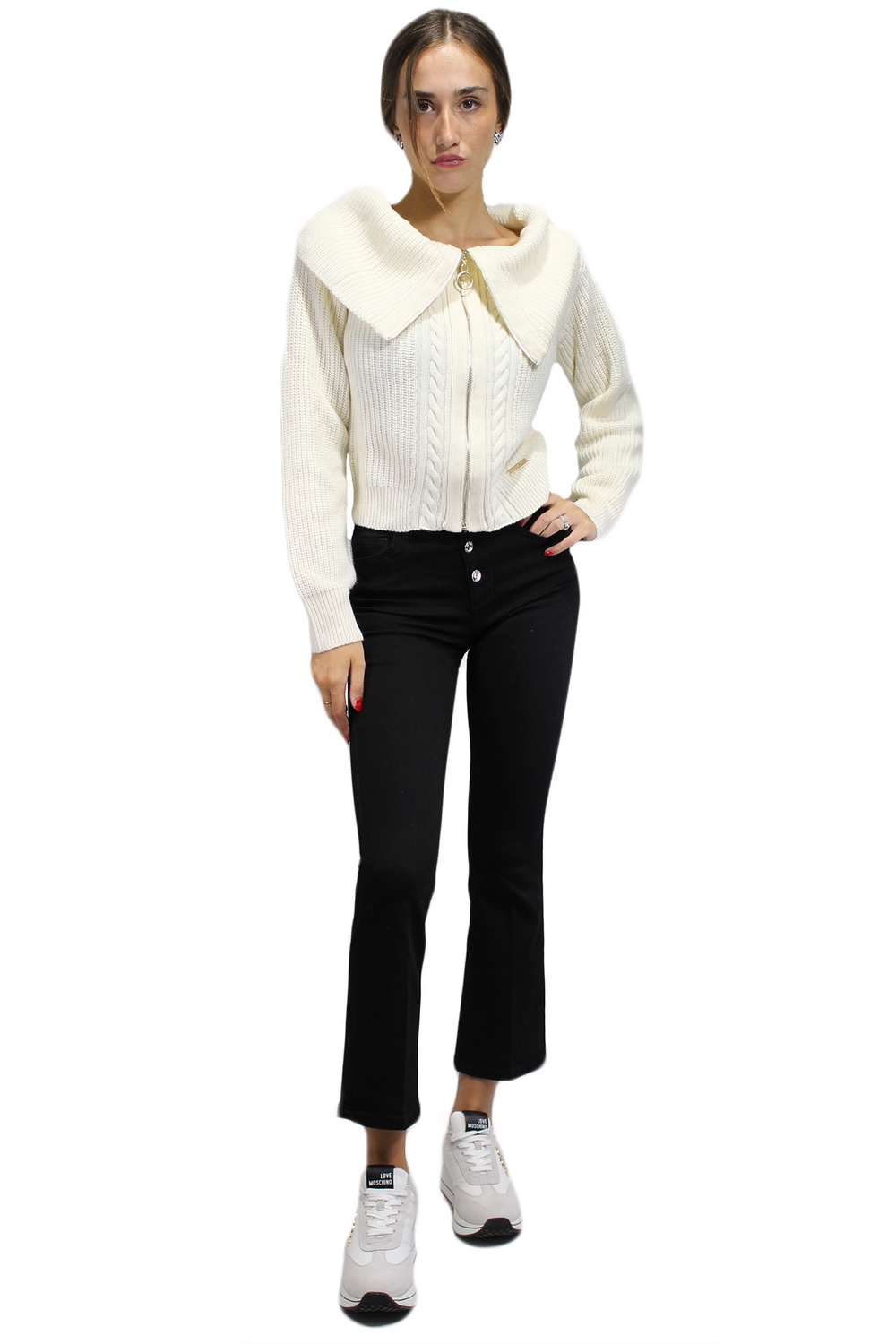 Twinset - 00145 Cardigan Vanilla 232LI3XNN