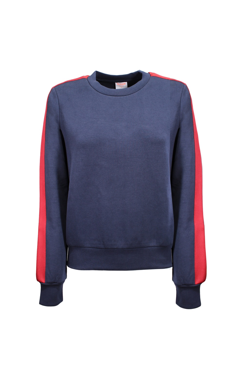 Sun 68 Sun68 - 07 Navy Sweatshirt F43216 In Blue