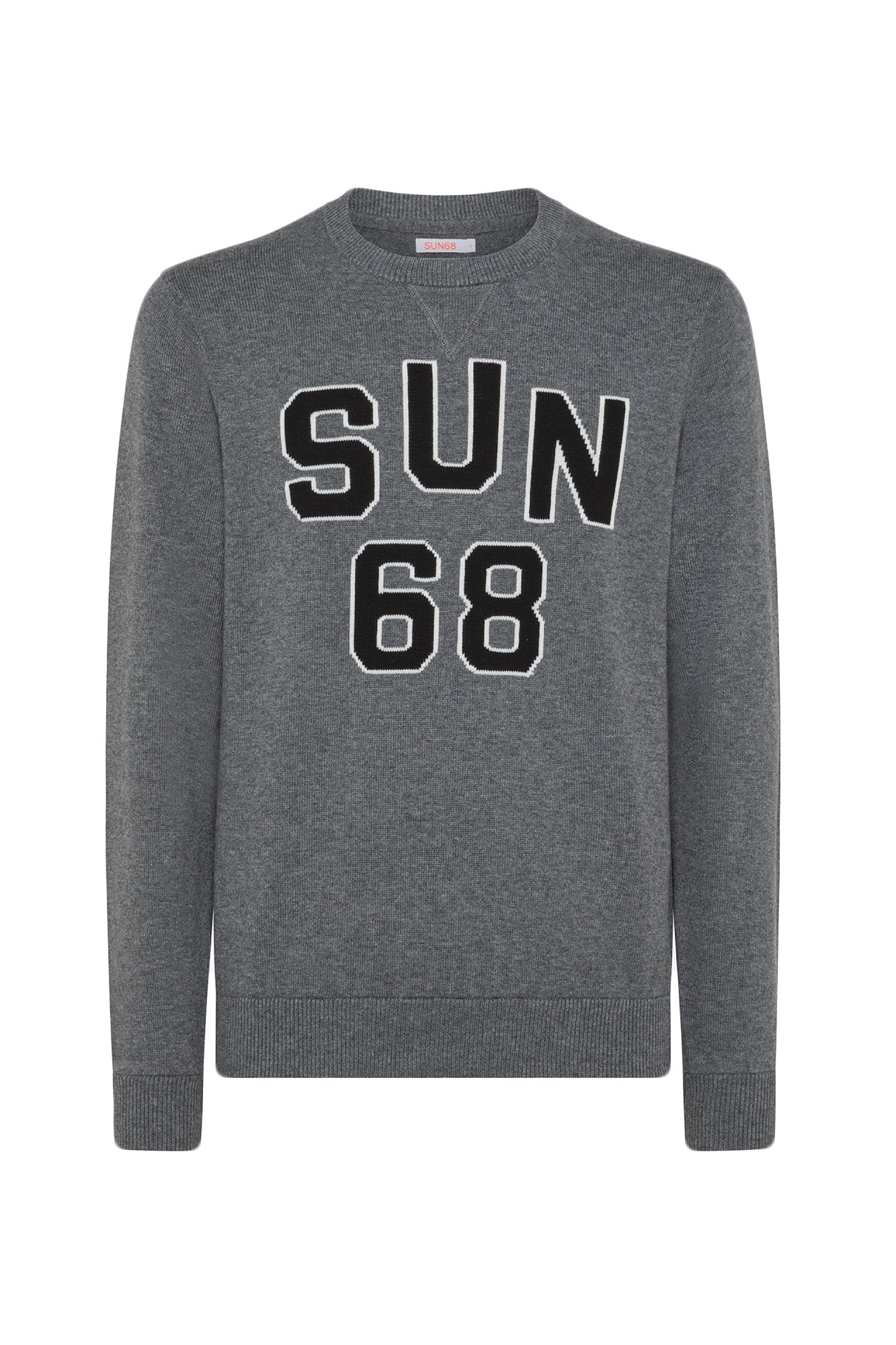 Sun 68 Sun68 - 34 Pullover Grey Medium K43119 In Gray