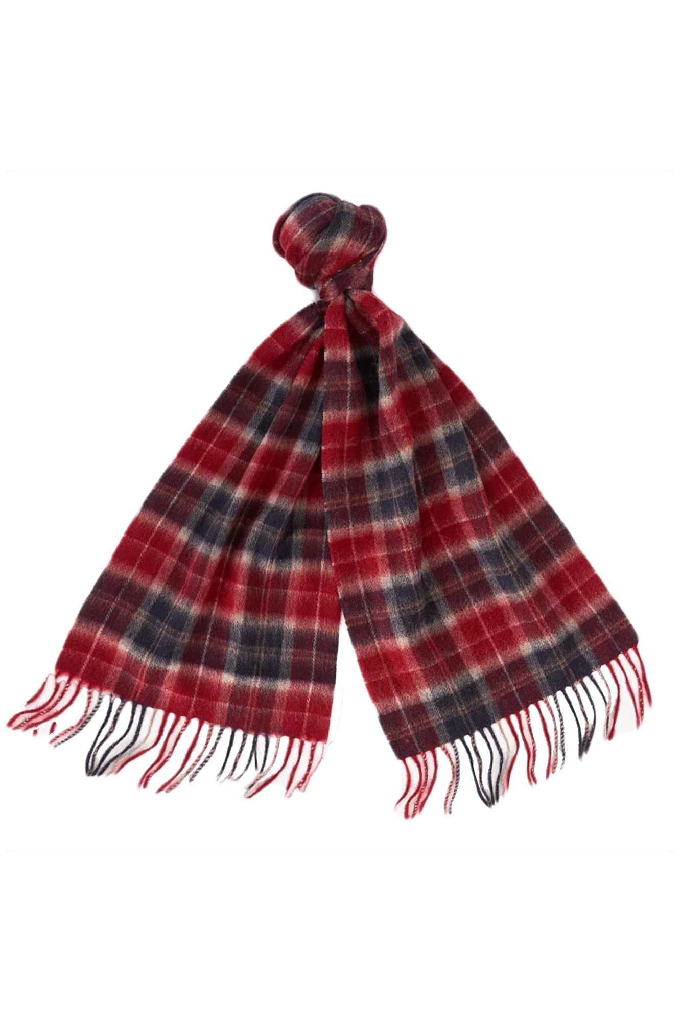 Barbour - Re75 Scarf & Glove Cranberry MGS0018