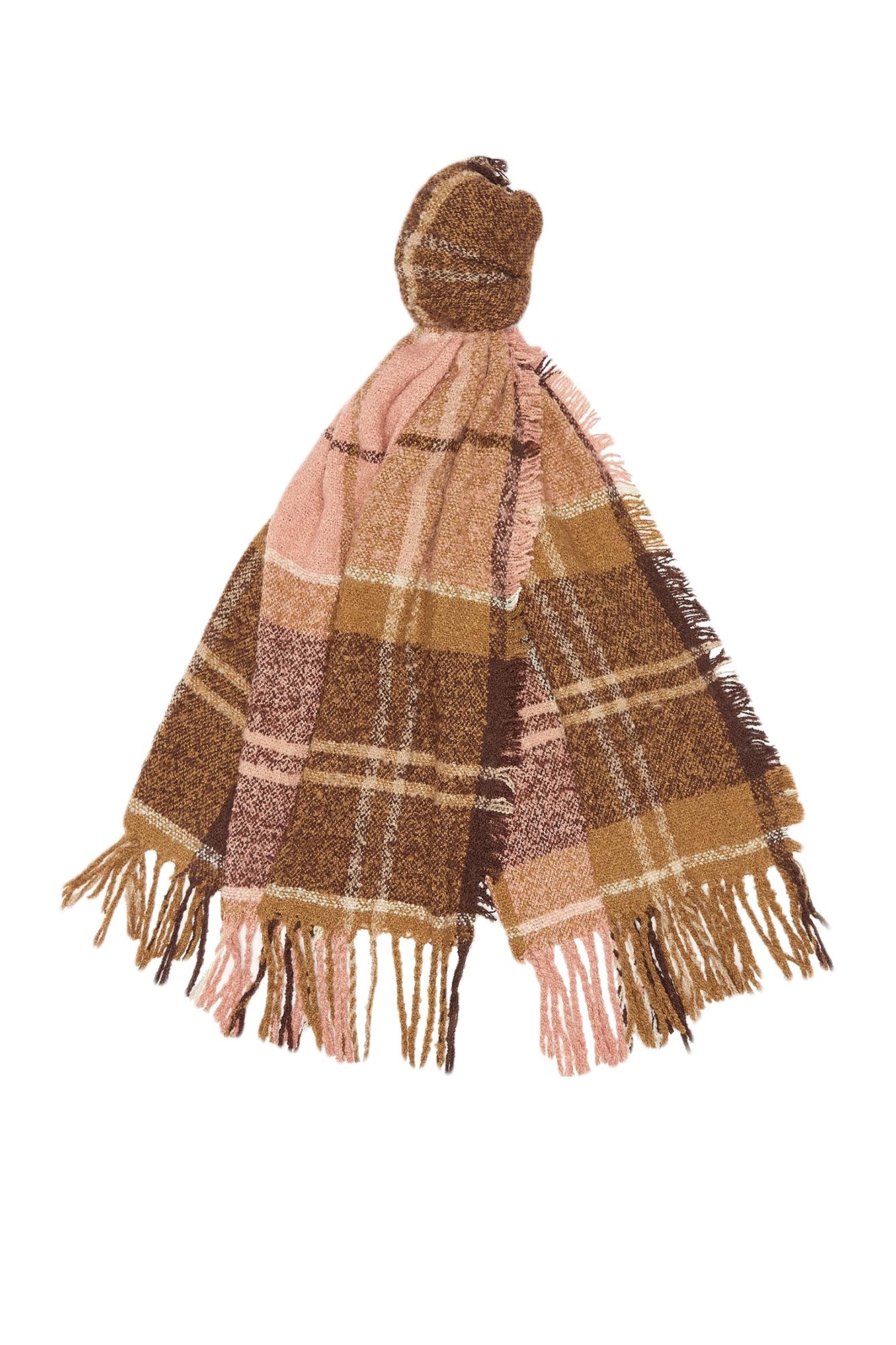 Barbour - Br91 Scarf Chocolate Tarta LSC0130
