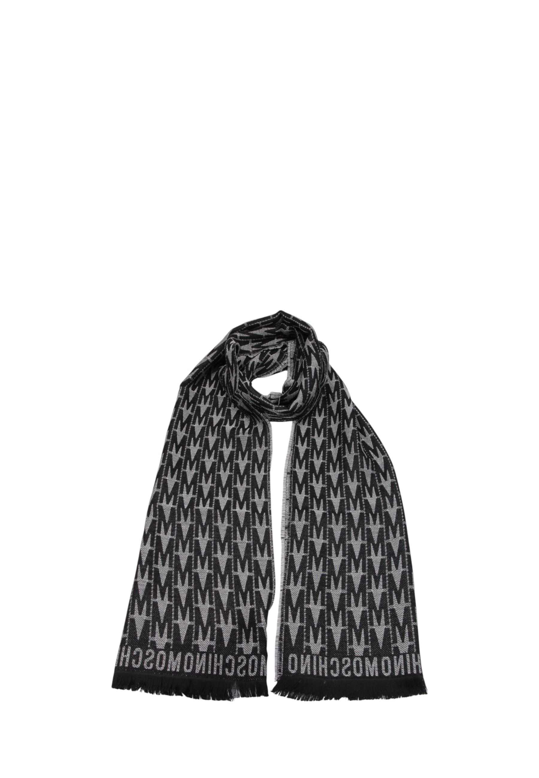 Moschino - 5 Scarf Grey 50195m5664 In Gray