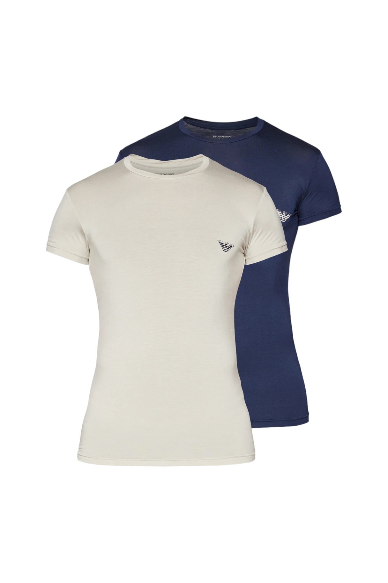 Emporio Armani - 19555 Bipack T-shirt Nudo marine 1116704R733