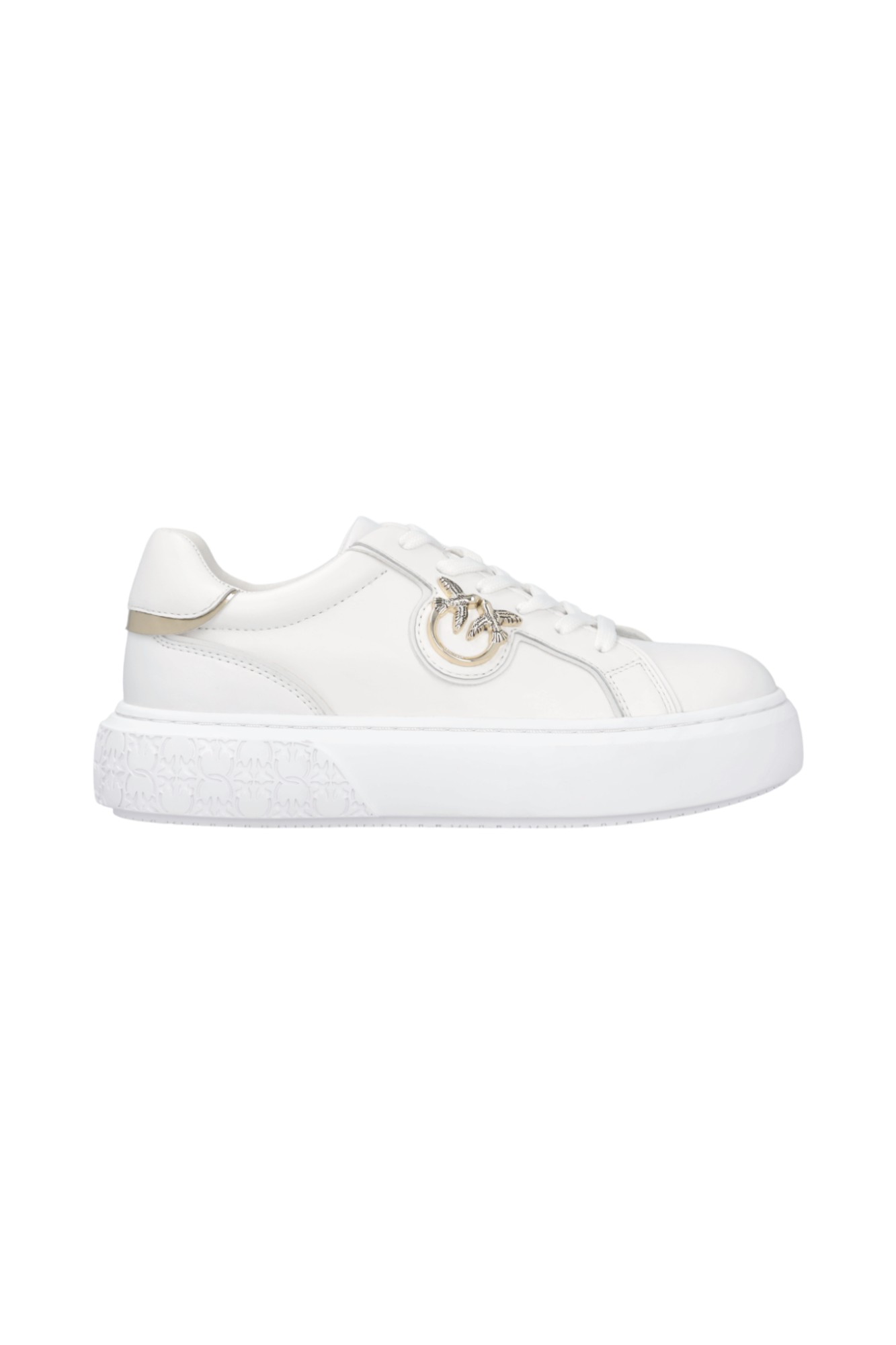 Pinko Women's Sneakers  Ss0003p014zia White/platinum In Multi